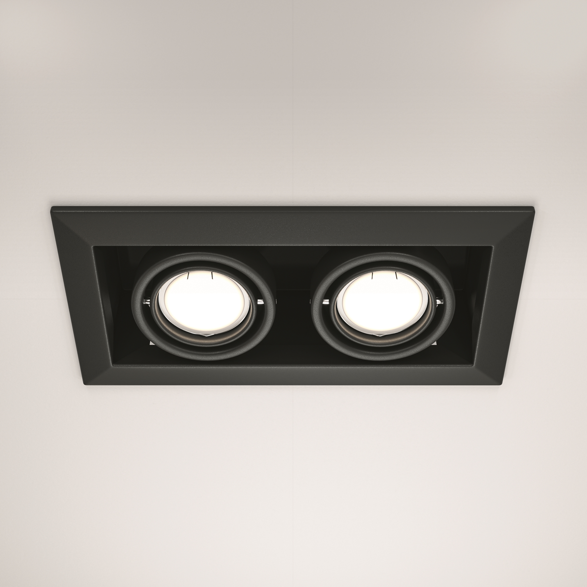 Встраиваемый светильник Metal Modern GU10 2x10Вт Встраиваемый светильник Technical DL008-2-02-B — изображение 4