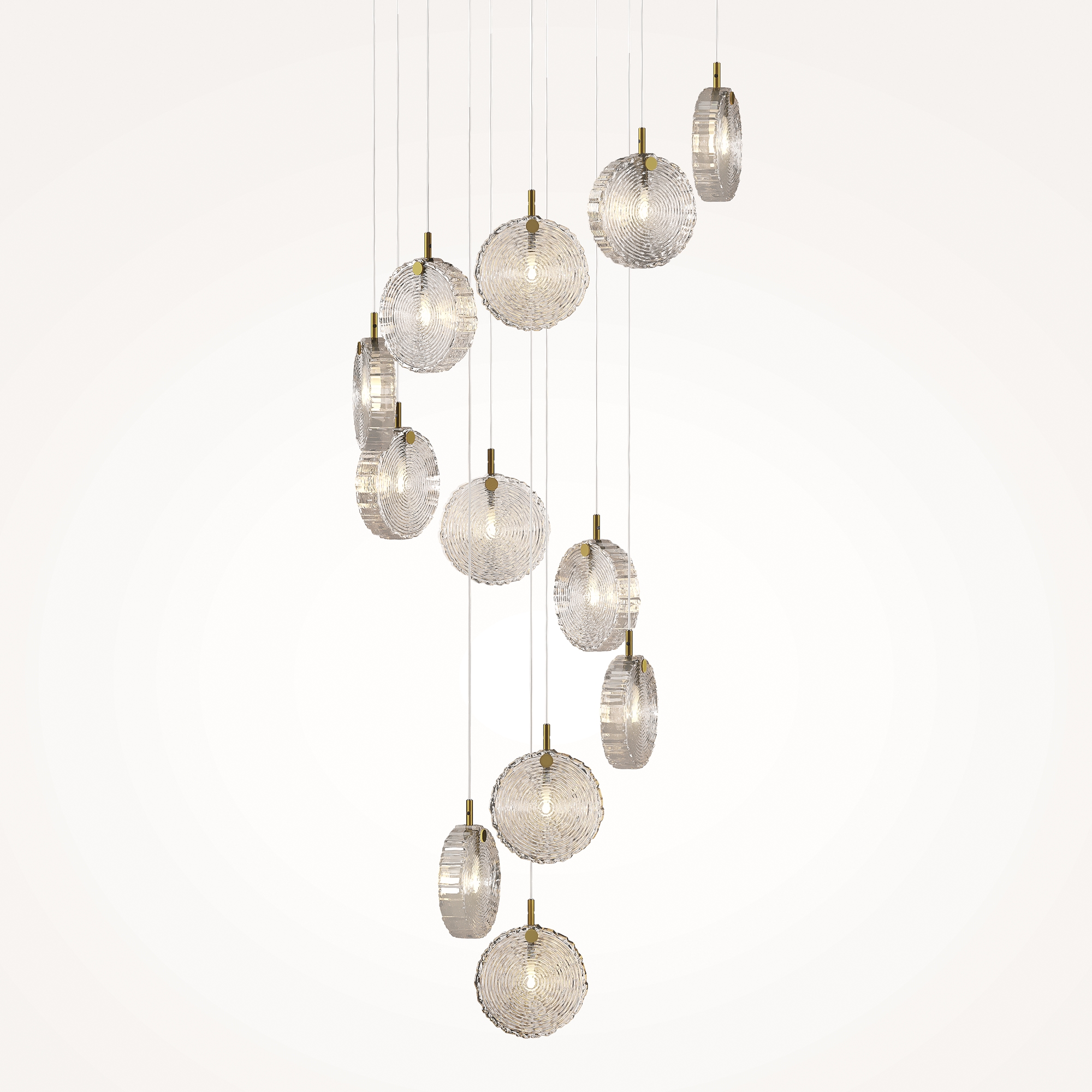 Подвесной светильник Frozen G4х12 Подвесной светильник Maytoni MOD254PL-12BS — изображение 3