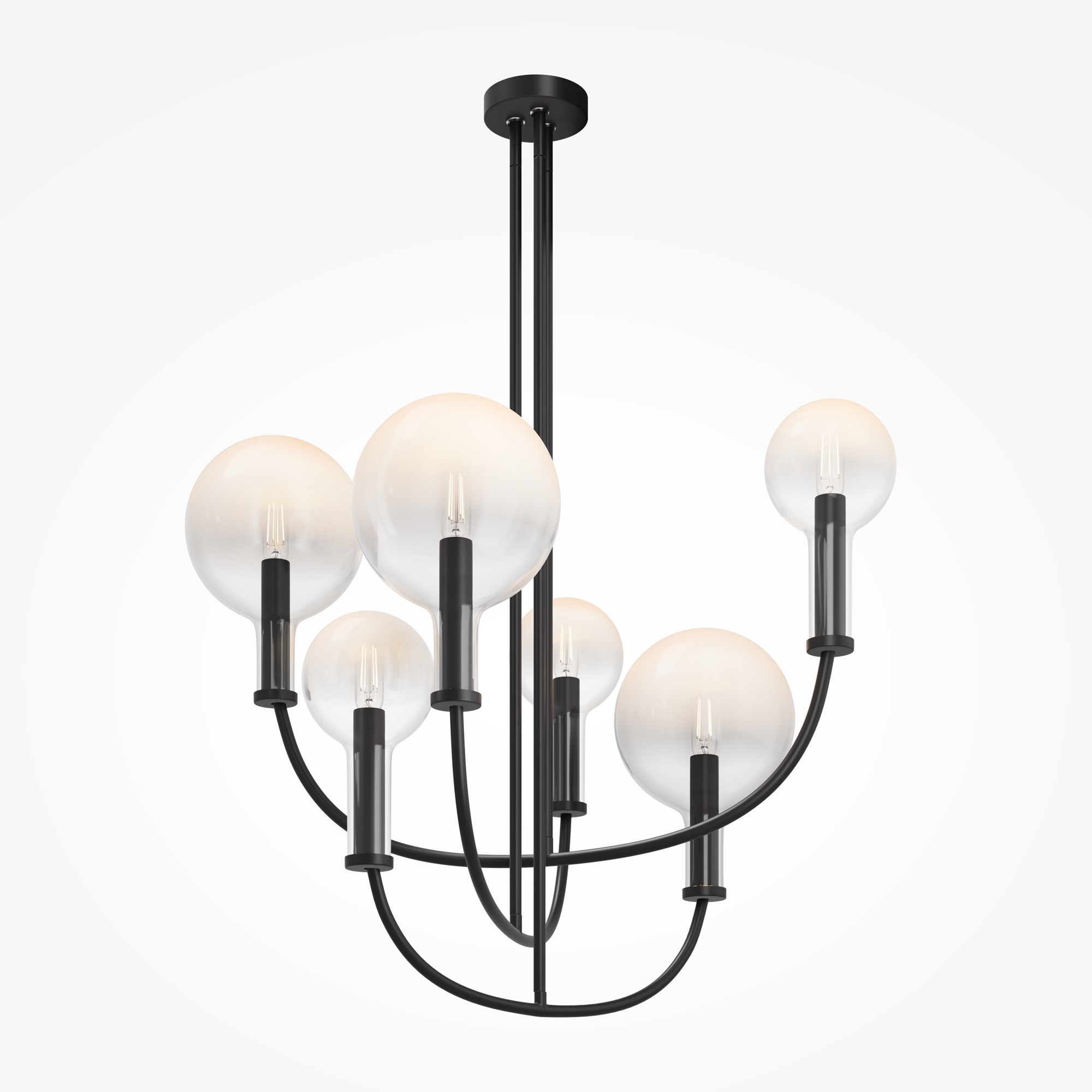 Подвесной светильник Status E14х6 Подвесной светильник Maytoni MOD333PL-06B — изображение 3