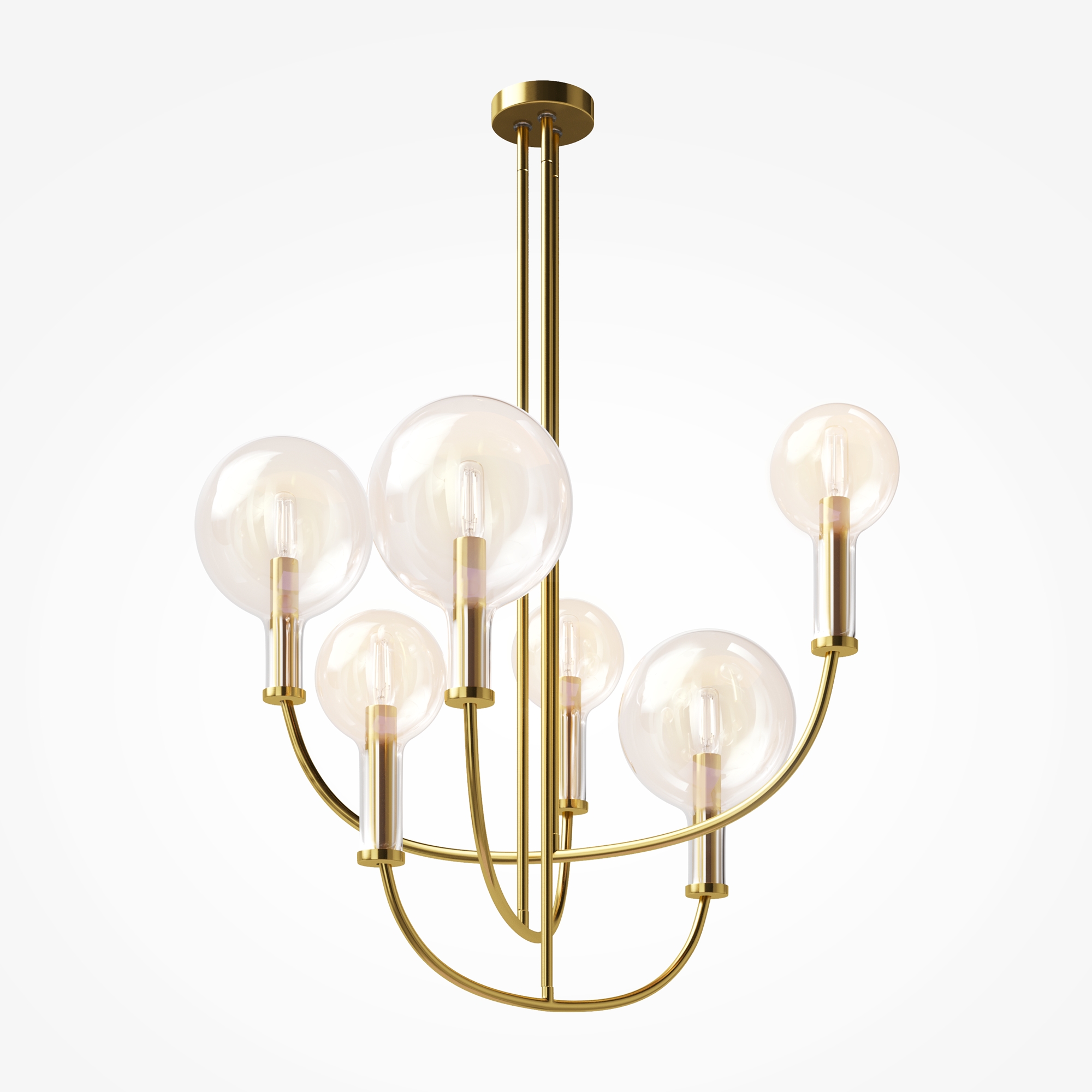 Подвесной светильник Status E14х6 Подвесной светильник Maytoni MOD333PL-06BS — изображение 3