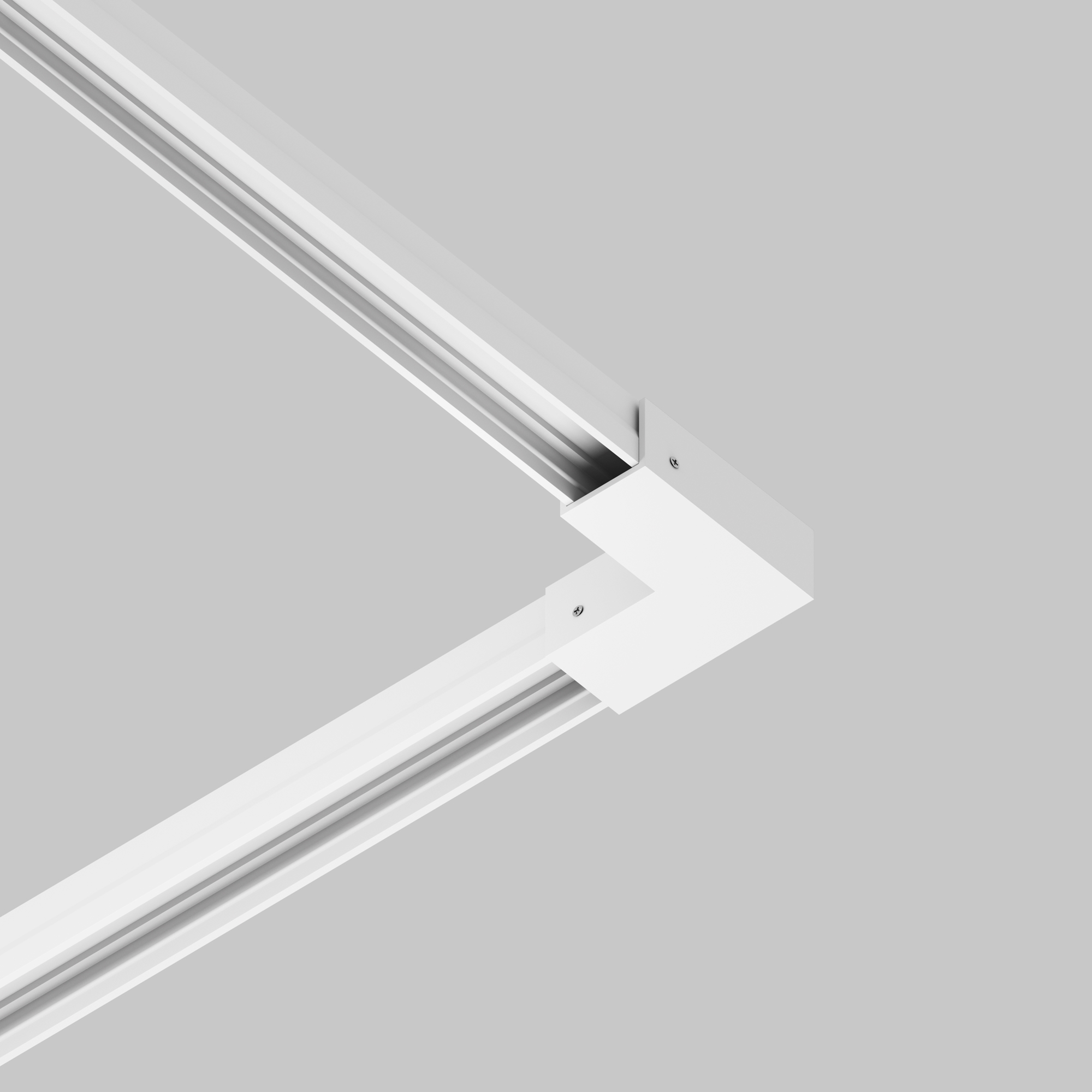 Коннектор угловой для профиля Elasity IP Комплектующие для профиля Outdoor O-TR001-AC90-W — изображение 3