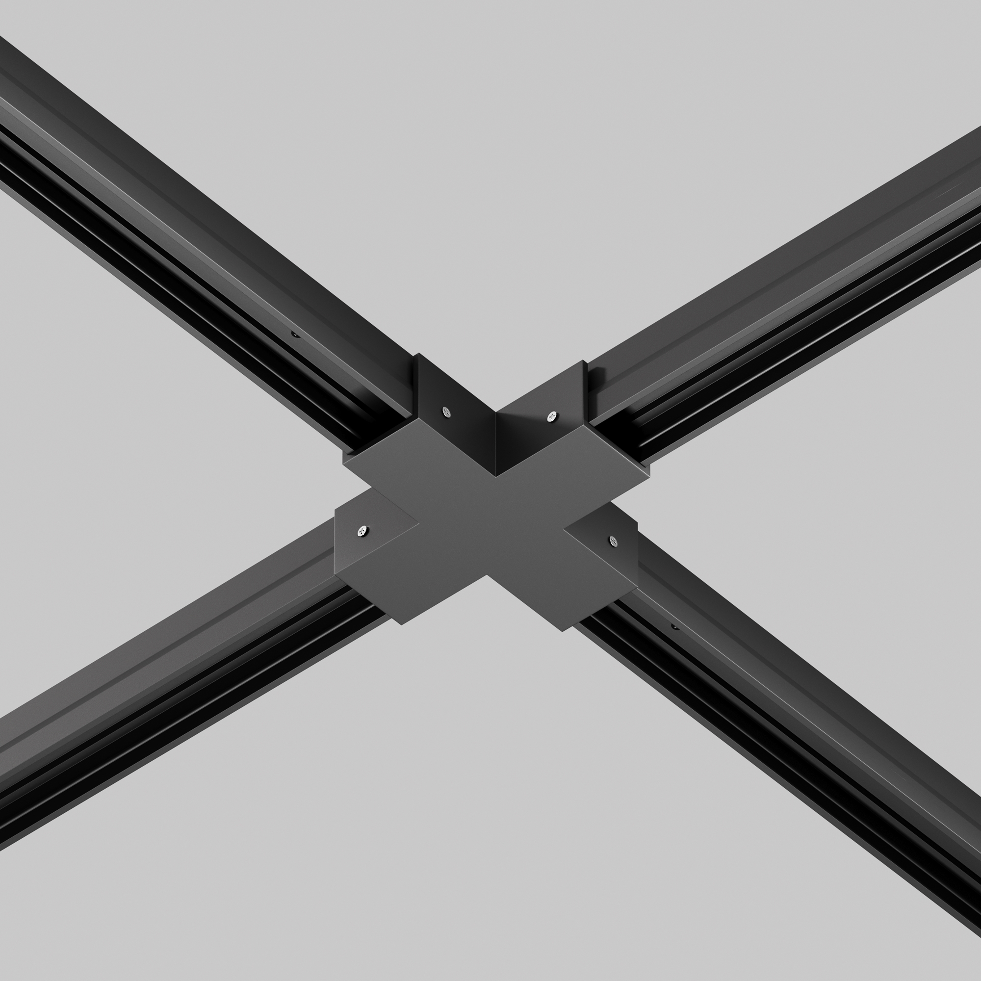 Коннектор X-образный для профиля Elasity IP Комплектующие для профиля Outdoor O-TR001-CC — изображение 2