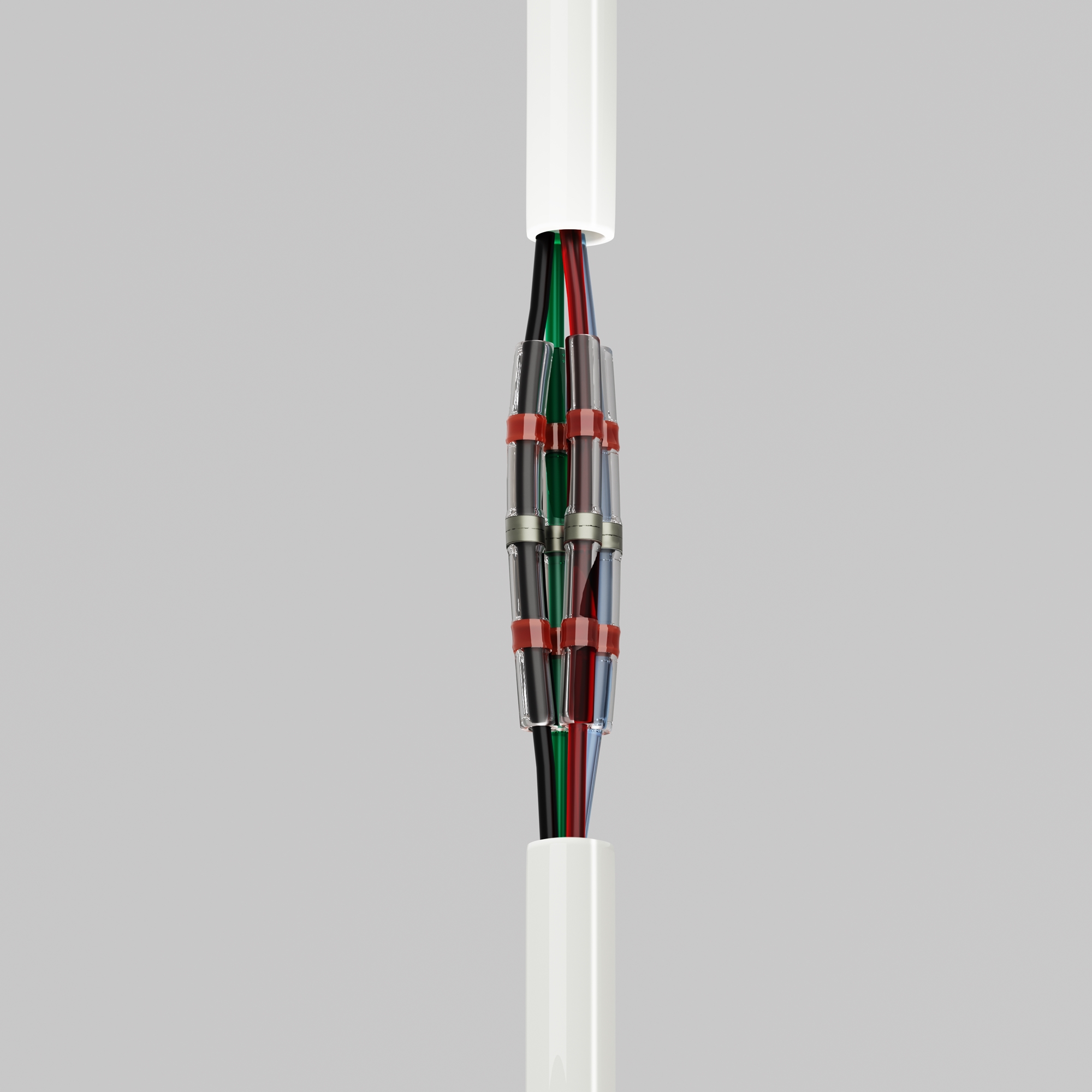 Термоусадочные коннекторы Elasity IP 10 шт. Комплектующие для уличной трековой системы Outdoor O-TR001-HSC — изображение 2