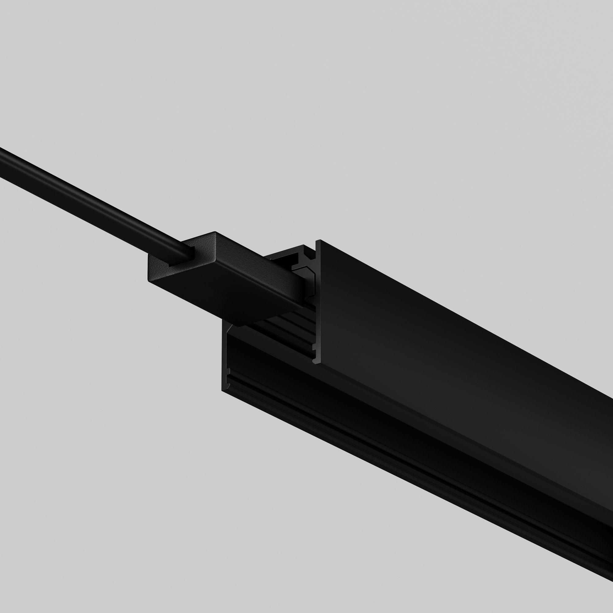 Провод питания для токоведущей ленты Exility IP Комплектующие для уличной трековой системы с токоведущими элементами Outdoor O-TR002-HSP — изображение 2