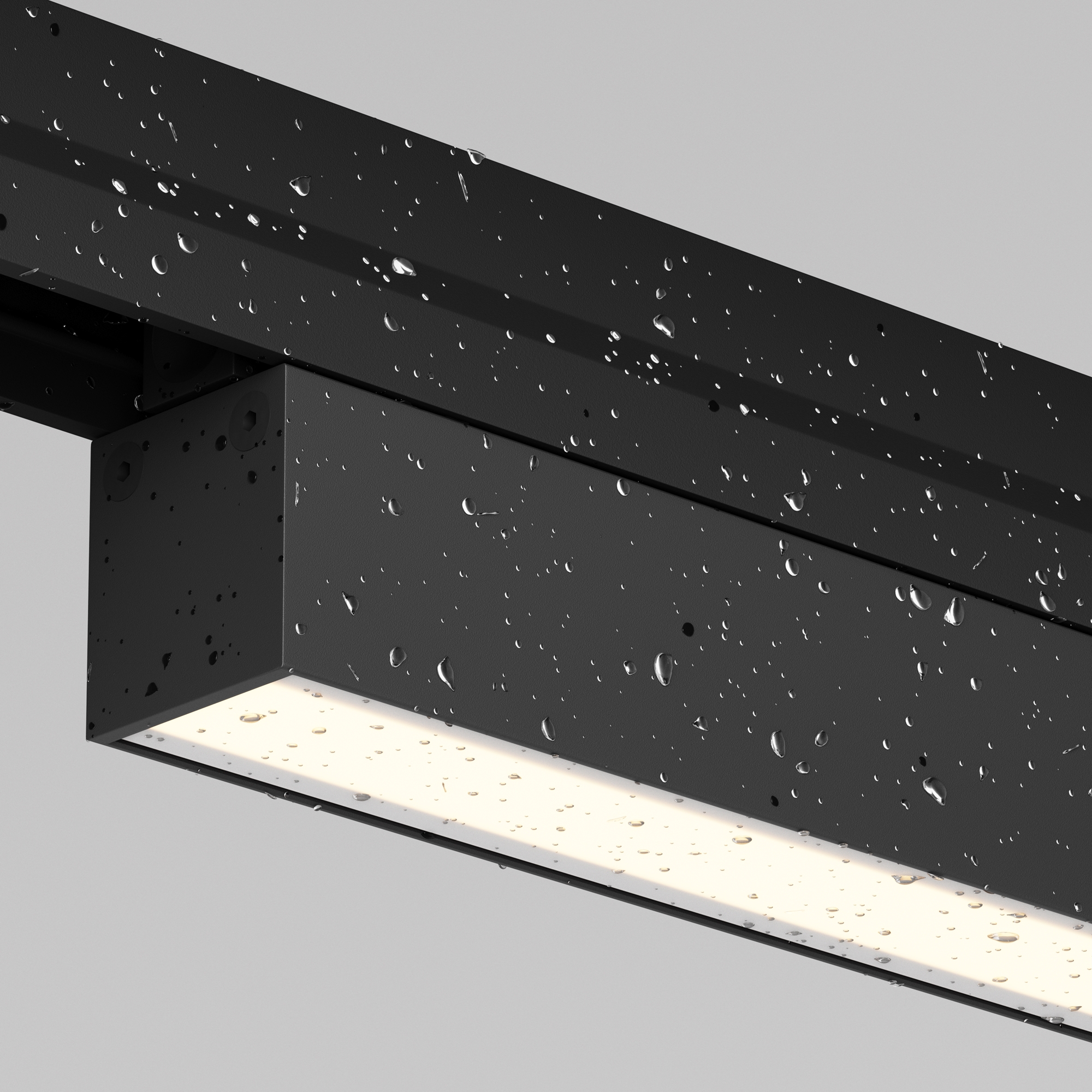 Уличный трековый светильник Basis Exility IP 3000К 24Вт 120° черный Уличный трековый светильник Outdoor O-TR02-1-S-24WB3K — изображение 3