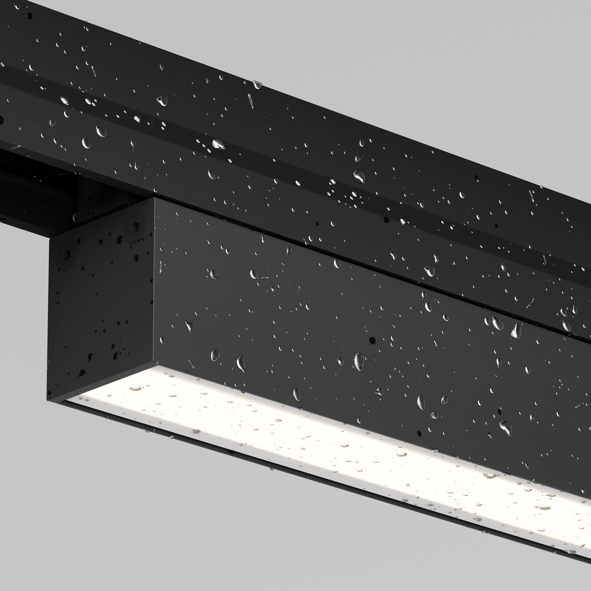 Уличный трековый светильник Basis Exility IP 4000К 24Вт 120° черный Уличный трековый светильник Outdoor O-TR02-1-S-24WB4K — изображение 3