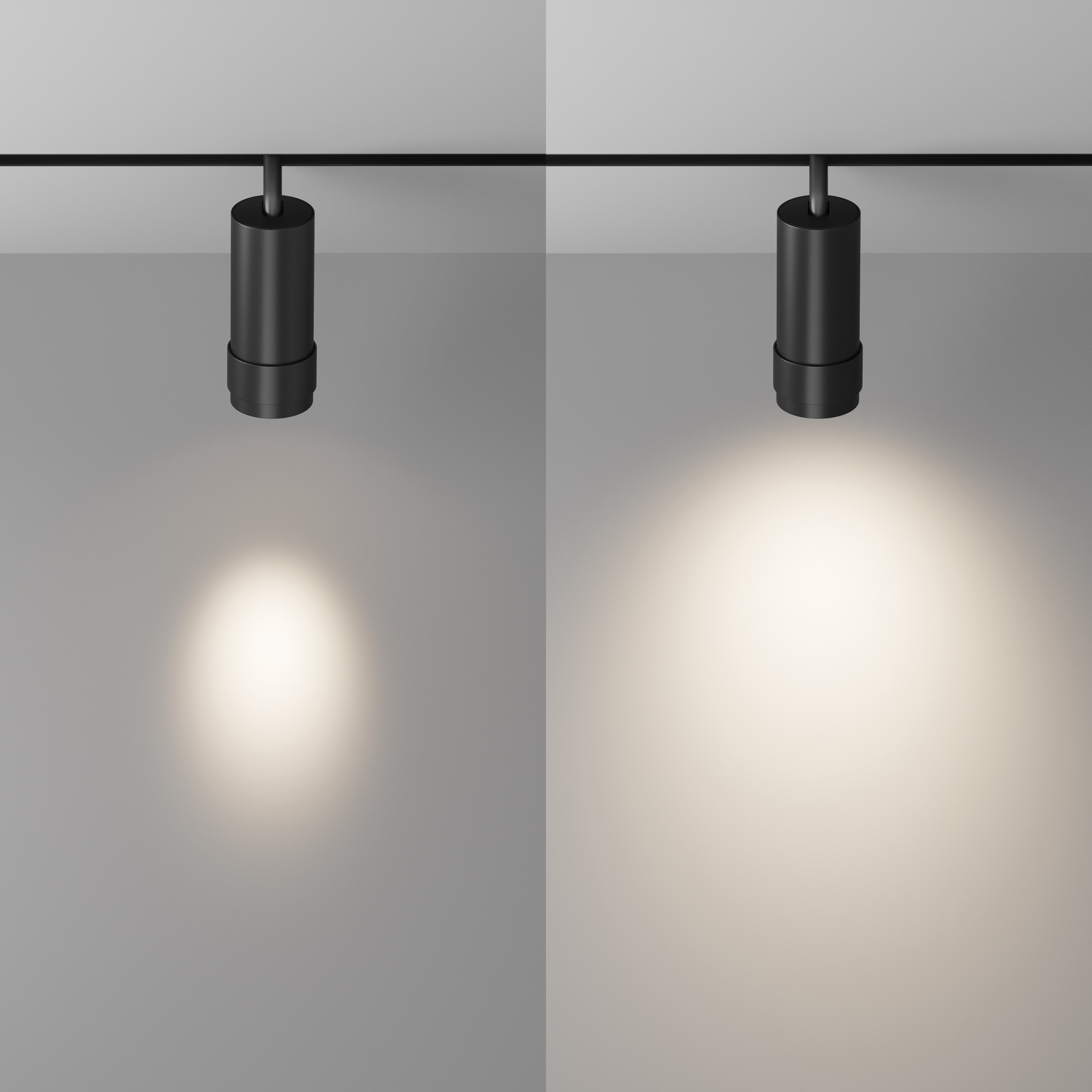 Трековый светильник Focus Zoom Exility 4000K 12Вт 15-50° Трековый светильник Technical TR211-1-12W4K-Z-B — изображение 3