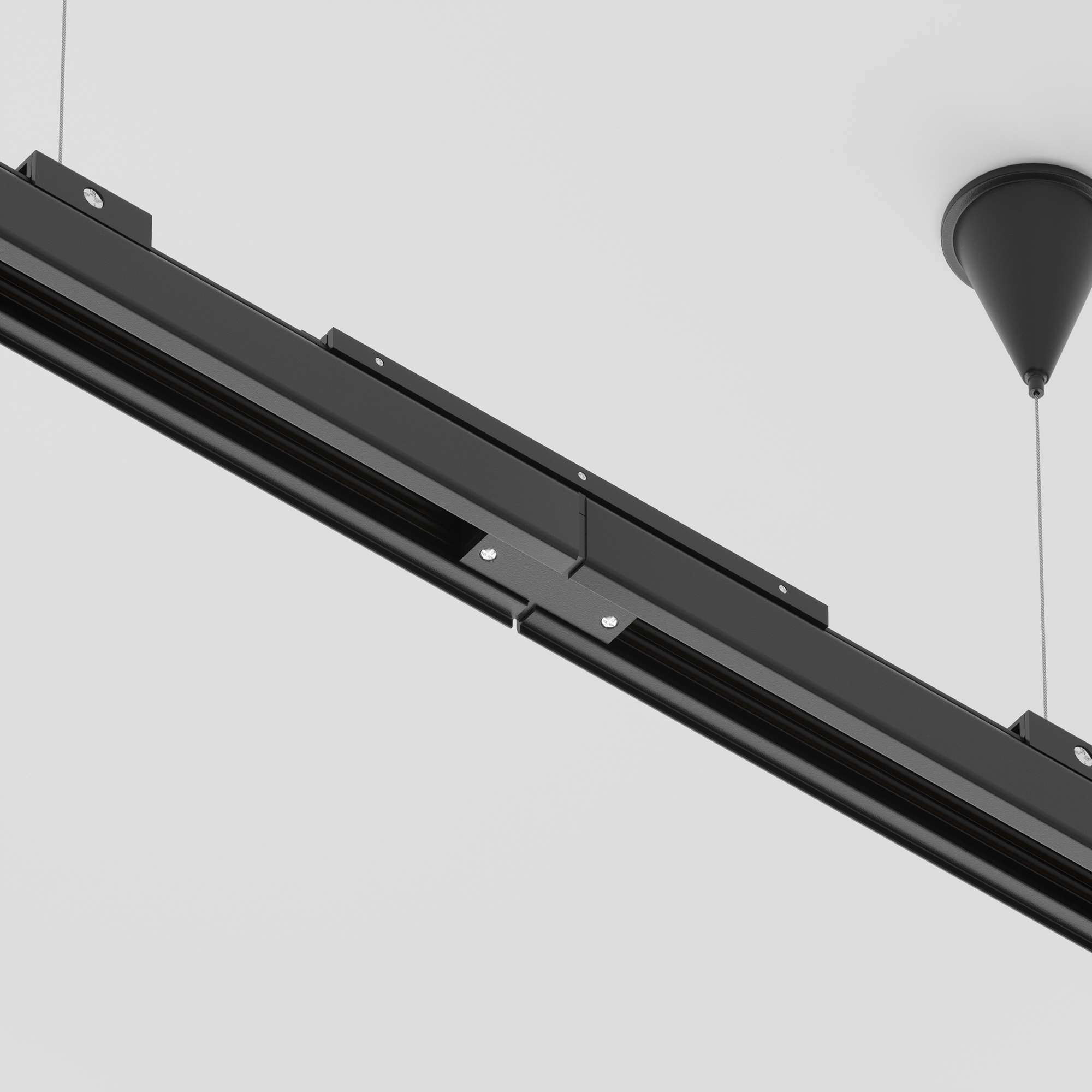 Коннектор прямой внутренний Trinity черный Комплектующие для систем освещения с токоведущими элементами Technical TRA005CI-31B — изображение 2