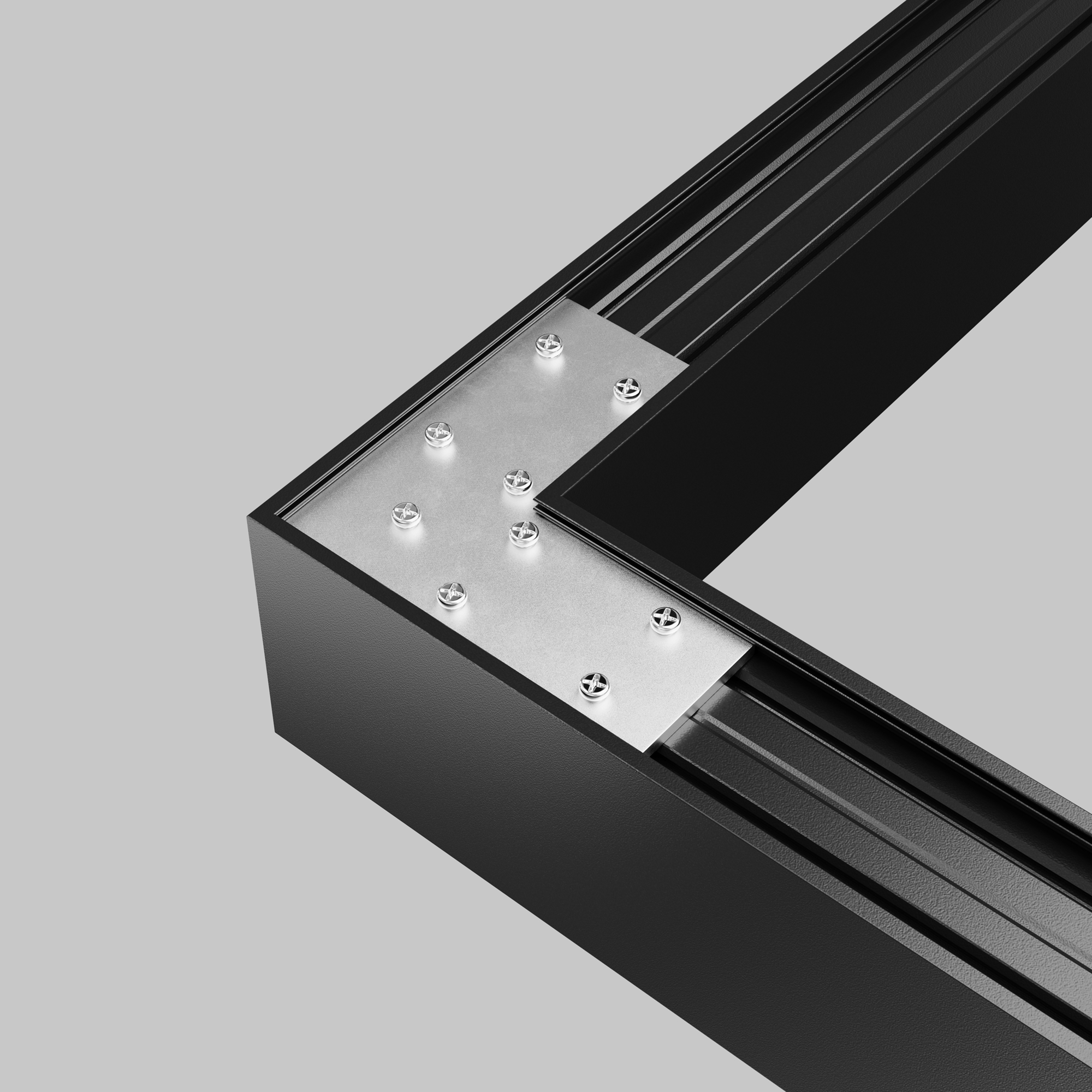 Соединитель угловой для накладного шинопровода Gravity Комплектующие для трековой системы Technical TRA010CL-21 — изображение 3