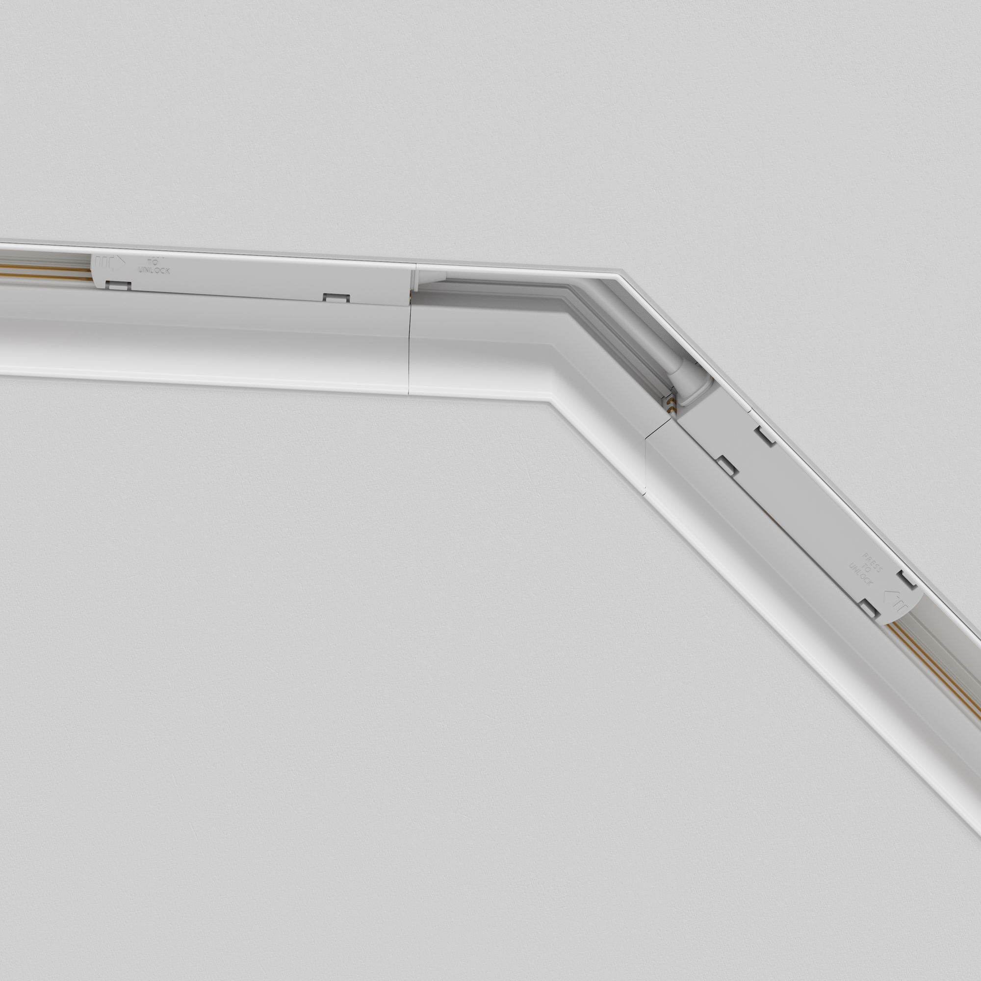 Угол-соединитель 135° Gravity встраиваемый белый Комплектующие для встраиваемой трековой системы Technical TRA010CLO-42W — изображение 2