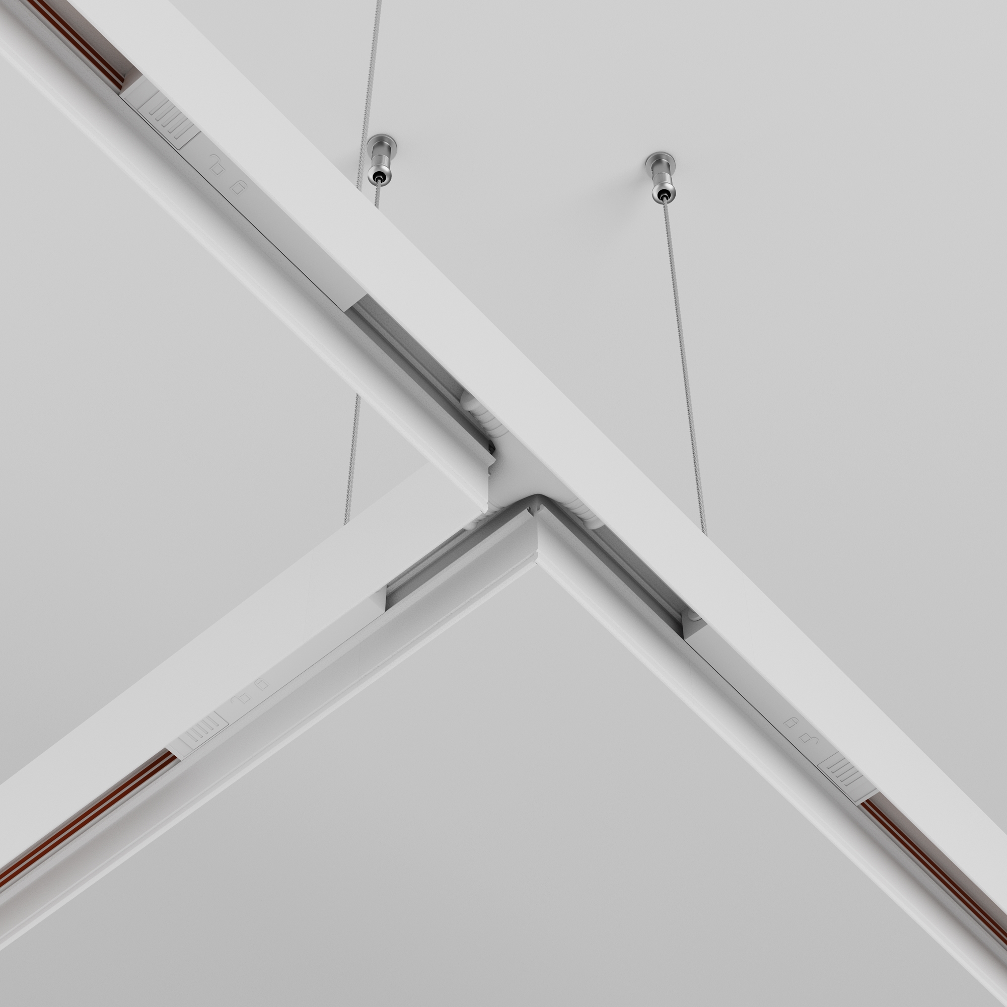 Коннектор питания Т-образный Exility белый Комплектующие для систем освещения с токоведущими элементами Technical TRA034CWT-42W — изображение 2