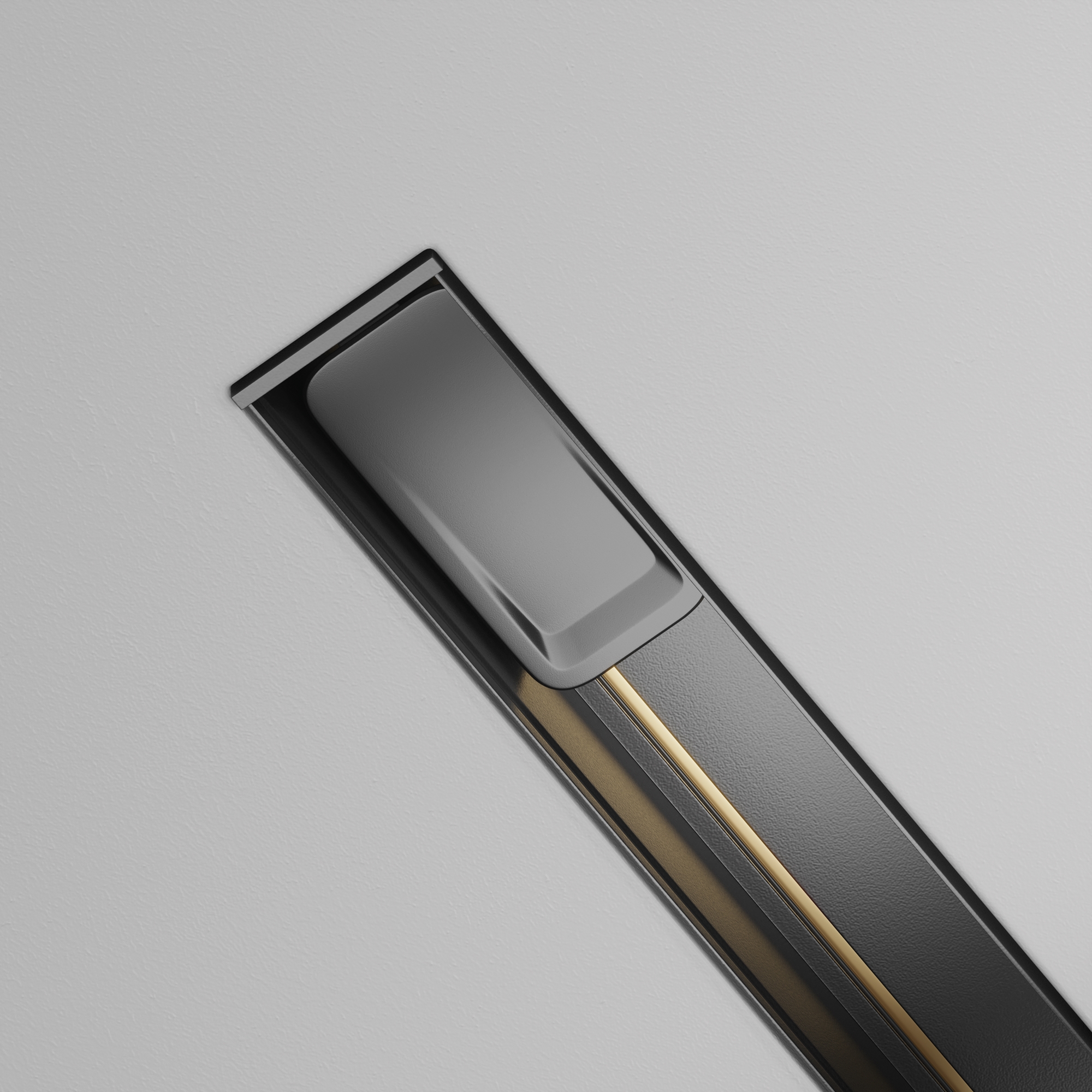 5м) Radity для встраиваемого монтажа черный Комплектующие для систем освещения с токоведущими элементами Technical TRA084B-12B-50