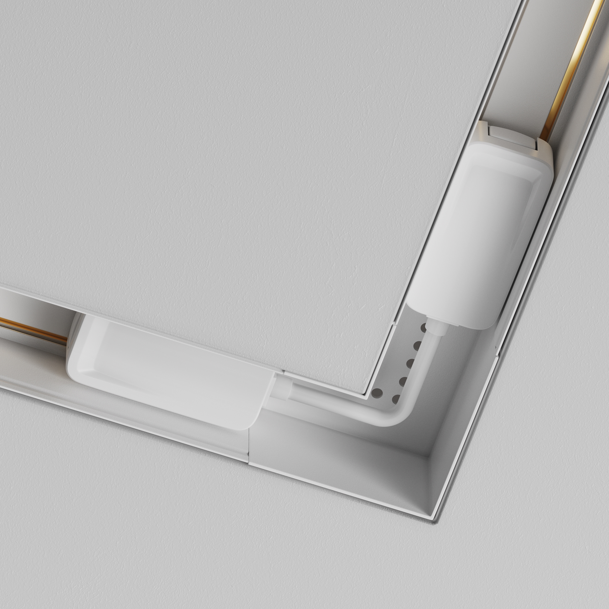 Коннектор угловой Radity встраиваемый белый Комплектующие для встраиваемой трековой системы Technical TRA084CL-12W — изображение 2