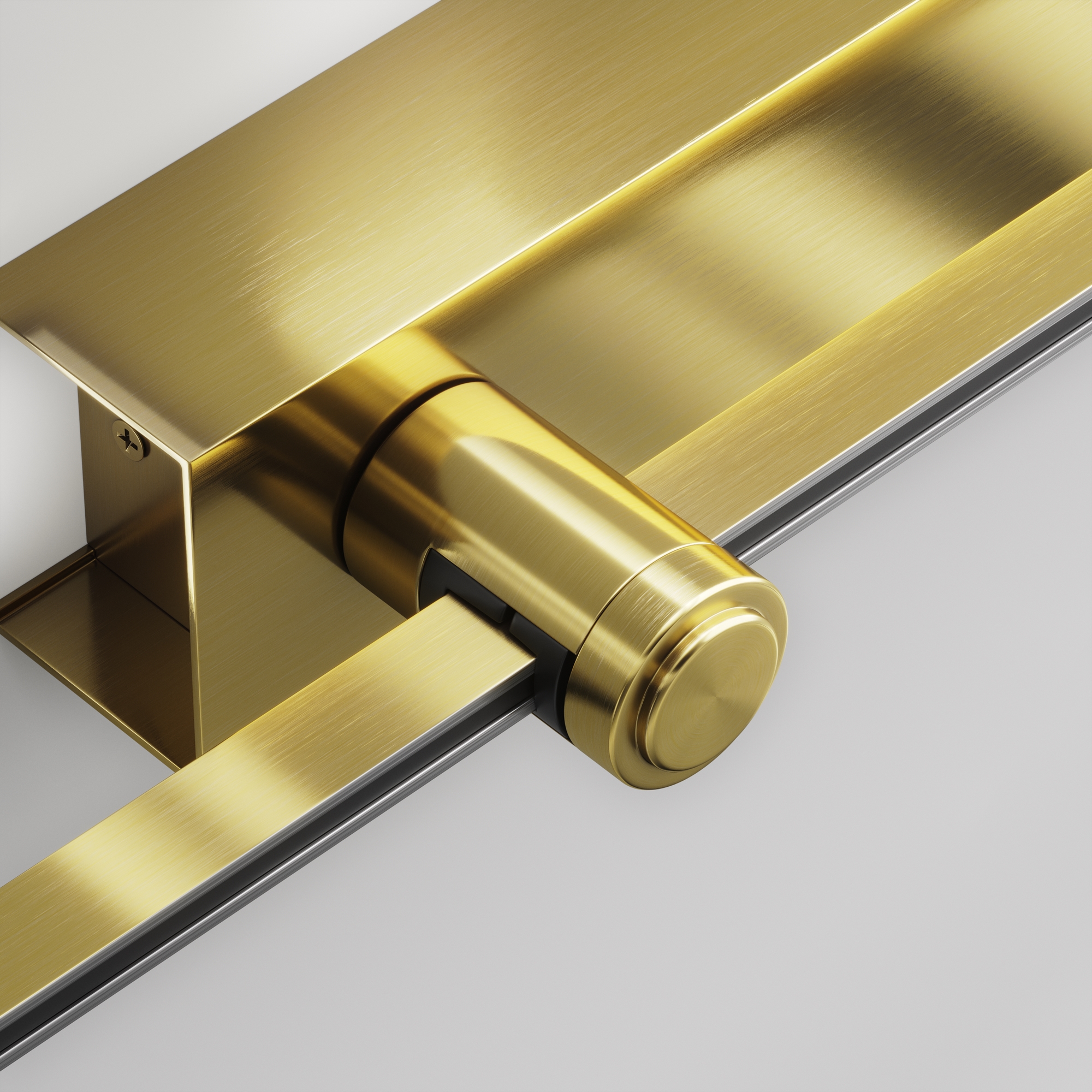 Основание настенное Wall для блока питания с вводом питания Flarity латунь Комплектующие для систем освещения с токоведущими элементами Technical TRA155CW-BB-BS — изображение 2