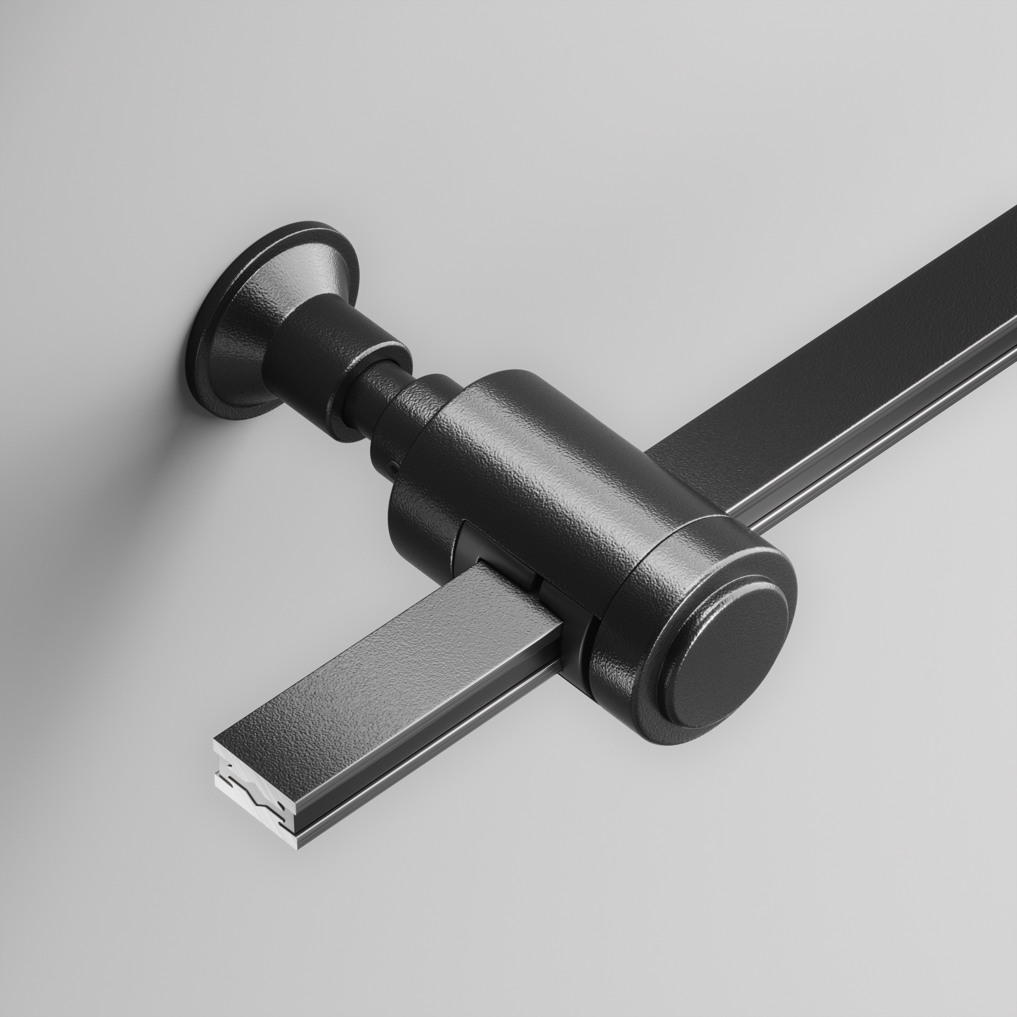 Крепление настенное Wall одинарное Flarity черный Комплектующие для трековой системы Technical TRA155CW-S1-B — изображение 2