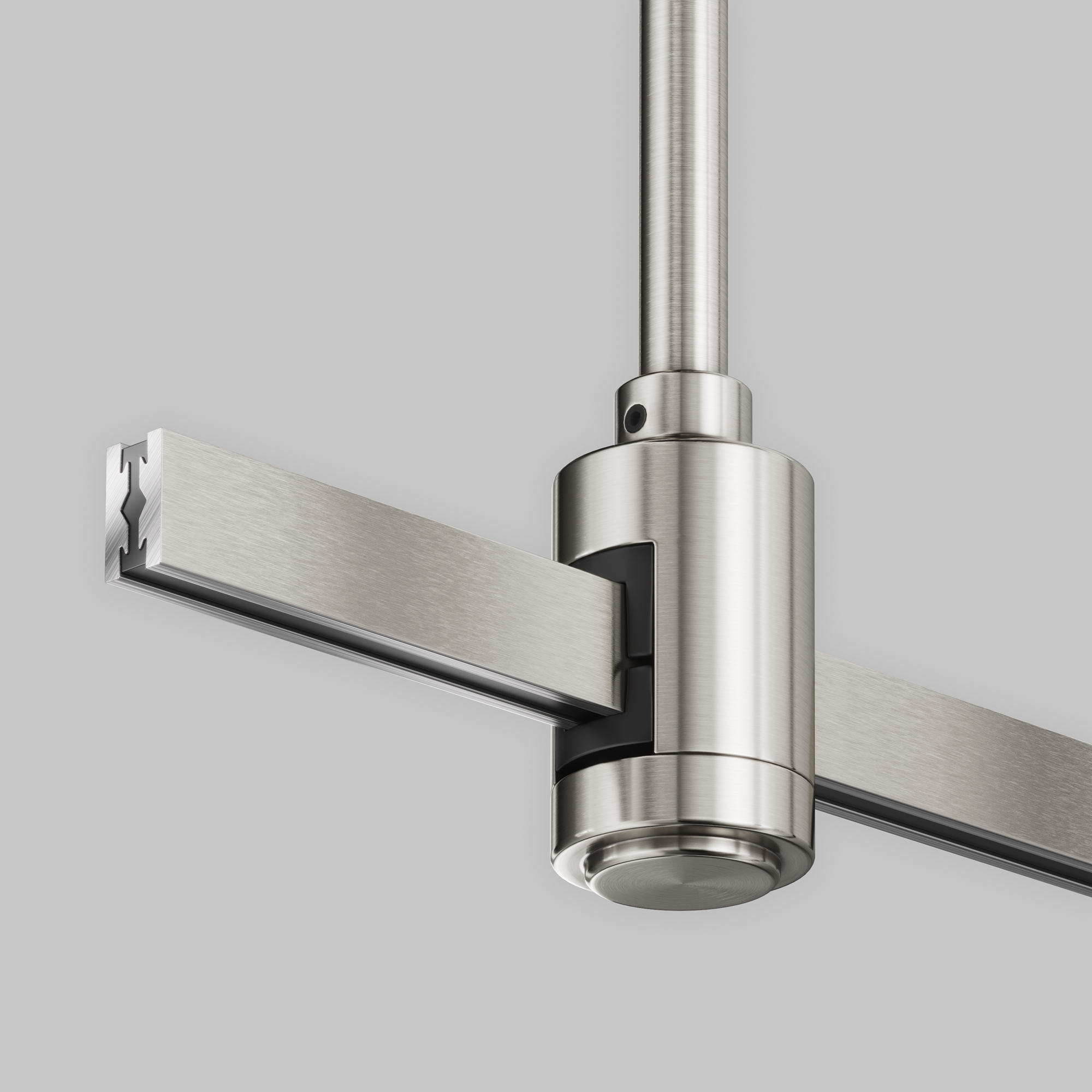 Крепление потолочное Short 78мм с вводом питания Flarity платина Комплектующие для систем освещения с токоведущими элементами Technical TRA156C-B1-PT — изображение 2