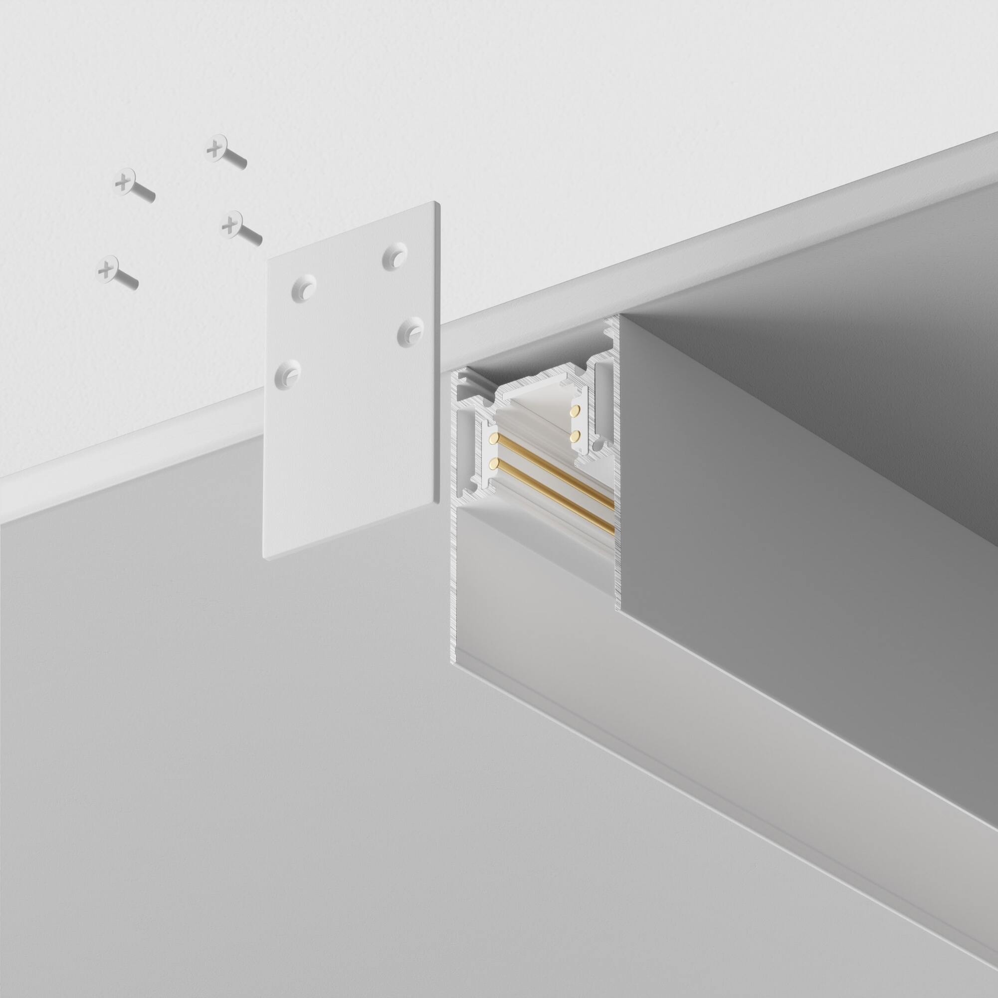 Шинопровод 1м Gravity накладной/подвесной белый Шинопровод накладной/подвесной Technical TRX010-411W — изображение 4