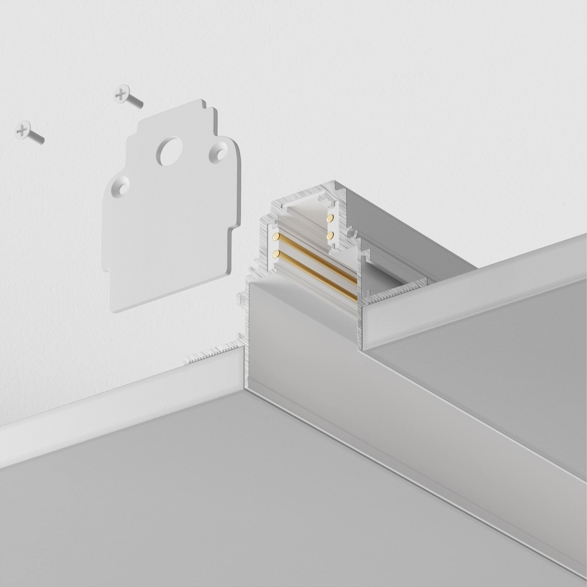 Шинопровод 3м Gravity встраиваемый белый Шинопровод встраиваемый Technical TRX010-423W — изображение 3