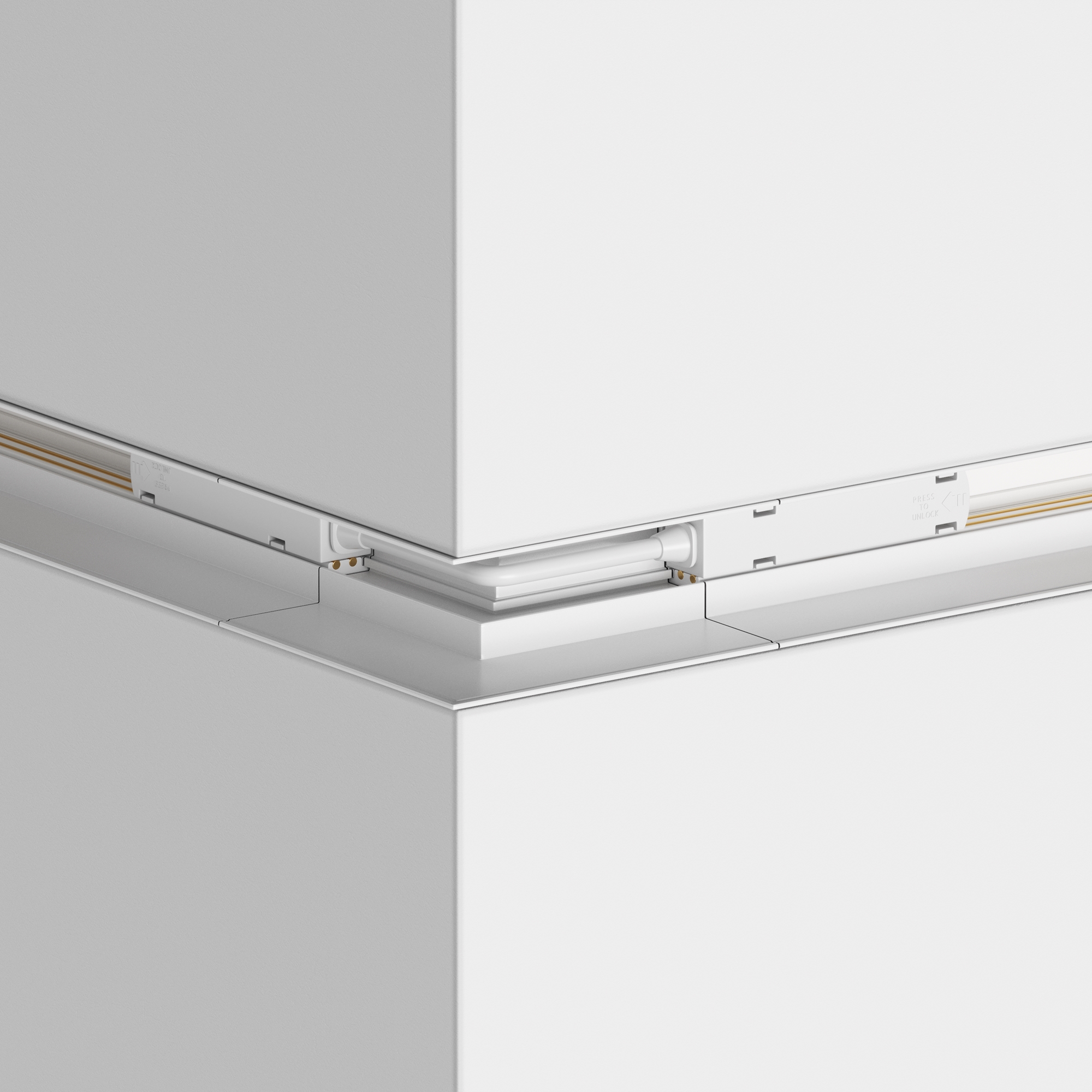 Коннектор угловой внешний Gravity встраиваемый белый Комплектующие для встраиваемой трековой системы Technical TRX010OCL-22W — изображение 2