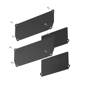 Заглушка декоративная черная 2шт. + фиксирующая черная 2шт. для профиля ALM-9940-SC Комплектующие для профиля Technical ALM012EC-SC-B