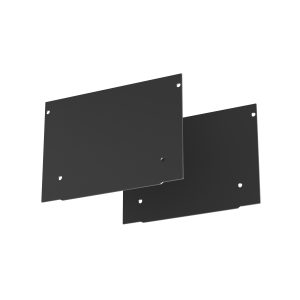 Заглушка декоративная черная - 2шт.+ 8 саморезов для профиля ALM-11681-PL-B-2M Комплектующие для профиля Technical ALM013EC-PL-B