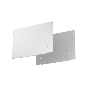 Заглушка декоративная белая - 2шт.+ 8 саморезов для профиля ALM-11681-PL-W-2M Комплектующие для профиля Technical ALM013EC-PL-W