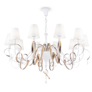 Люстра Intreccio E14x10 Люстра Maytoni ARM010-10-W