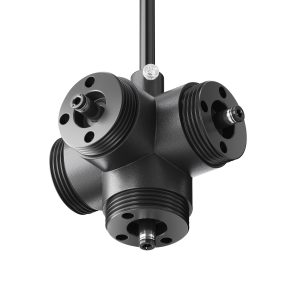 Х-образный вертикальный коннектор для системы Shelf с вводом питания Комплектующие для систем освещения с токоведущими элементами Technical CA019L4C-P-B