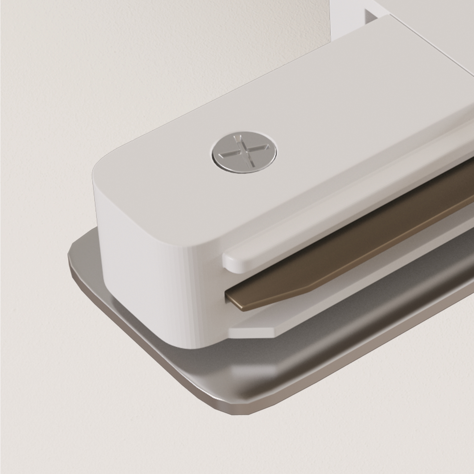 Коннектор L-образный Unity встраиваемый белый Комплектующие для систем освещения с токоведущими элементами Technical TRA002CL-11W — изображение 2