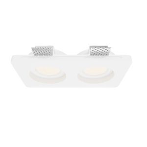 Встраиваемый светильник Gyps Modern GU10 2x10Вт Встраиваемый светильник Technical DL002-GU10-02-W