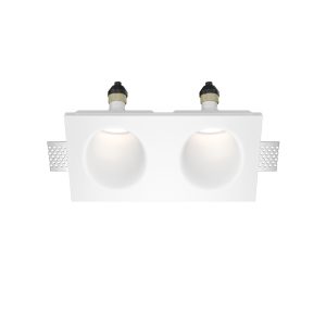 Встраиваемый светильник Gyps Modern GU10 2x10Вт Встраиваемый светильник Technical DL002-WW-02-W