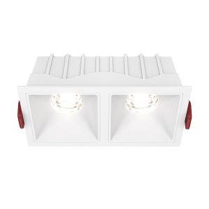 Встраиваемый светильник Alfa LED 4000K 2x10Вт 36° Dim Triac Встраиваемый светильник Technical DL043-02-10W4K-D-SQ-W
