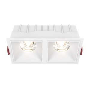 Встраиваемый светильник Alfa LED 3000K 2x15Вт 36° Dim Triac Встраиваемый светильник Technical DL043-02-15W3K-D-SQ-W