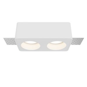 Встраиваемый светильник Gyps Modern GU10 2x10Вт Встраиваемый светильник Technical DL123-GU10-02-W