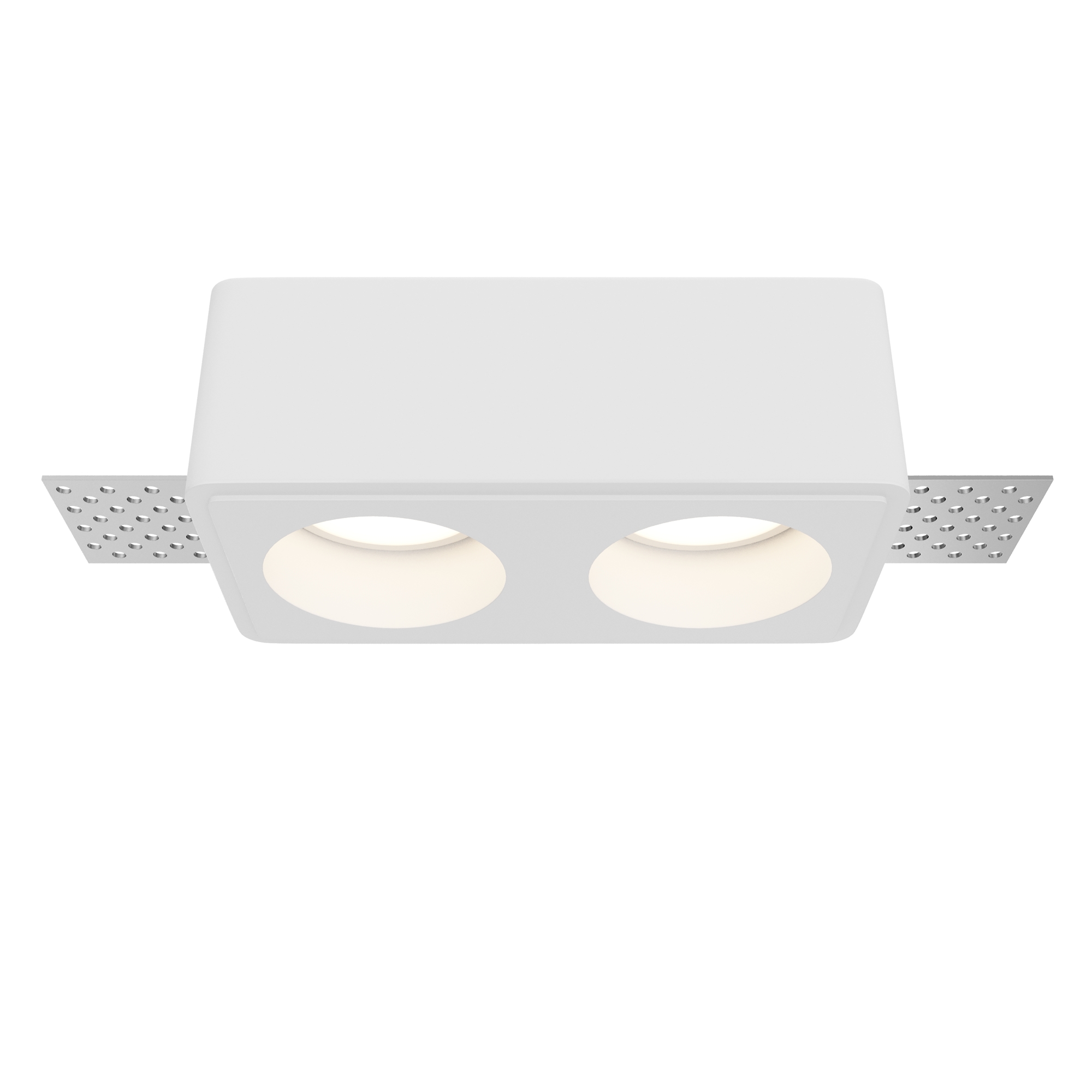 Встраиваемый светильник Gyps Modern GU10 2x10Вт Встраиваемый светильник Technical DL123-GU10-02-W