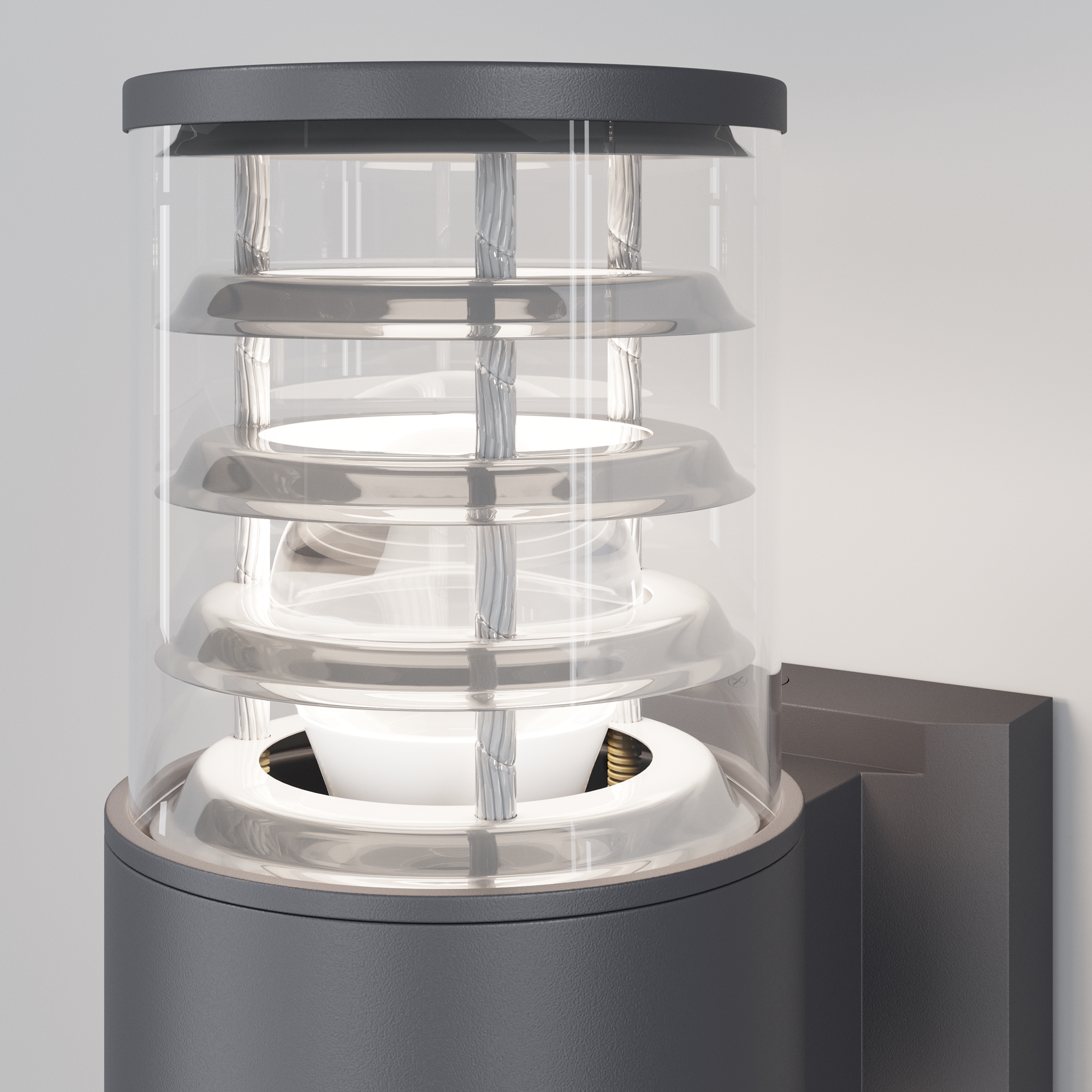 Настенный светильник (бра) Bronx E27х1 60Вт IP 54 Уличный настенный светильник Outdoor O576WL-01GR — изображение 2