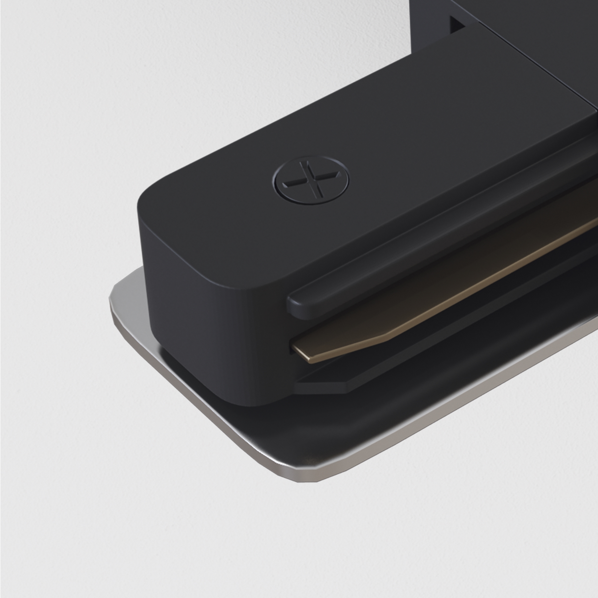 Коннектор прямой Unity встраиваемый черный Комплектующие для систем освещения с токоведущими элементами Technical TRA002C-11B — изображение 3