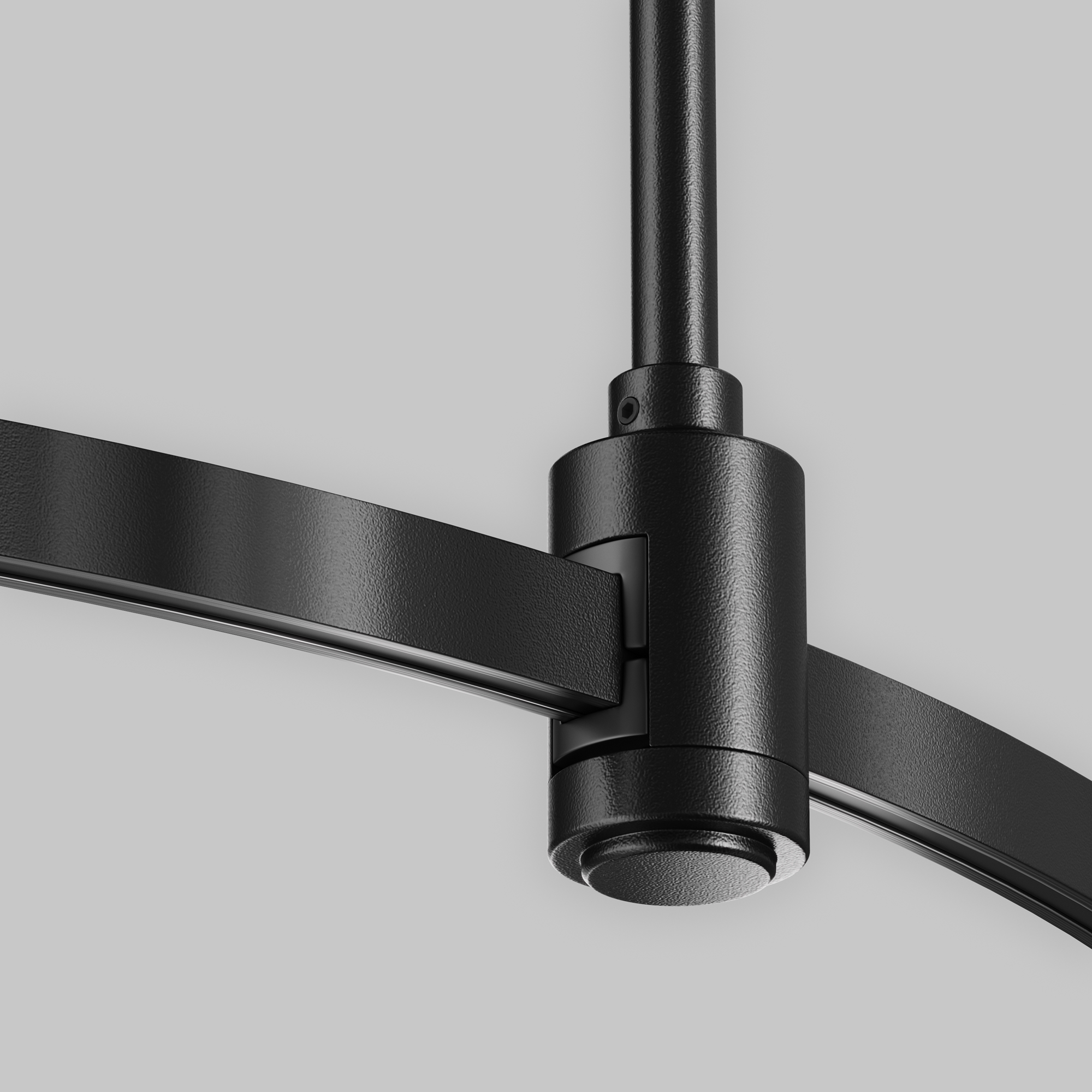 Шинопровод круглый из полукругов 1800мм Flarity черный Шинопровод накладной/подвесной Technical TRX154-2SR-D1800-B — изображение 4