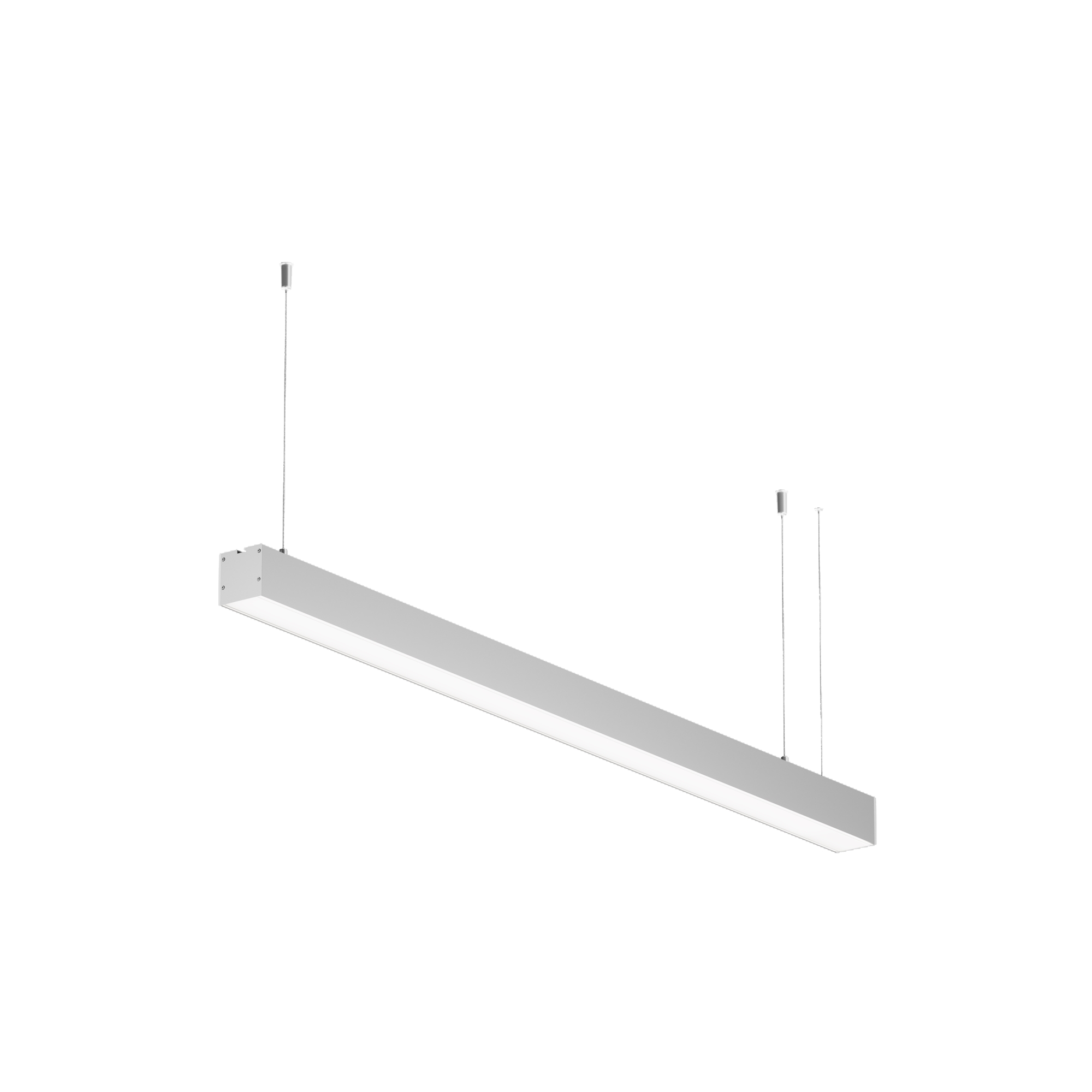 Линейный светильник подвесной 3000K 50x50 (Серебро