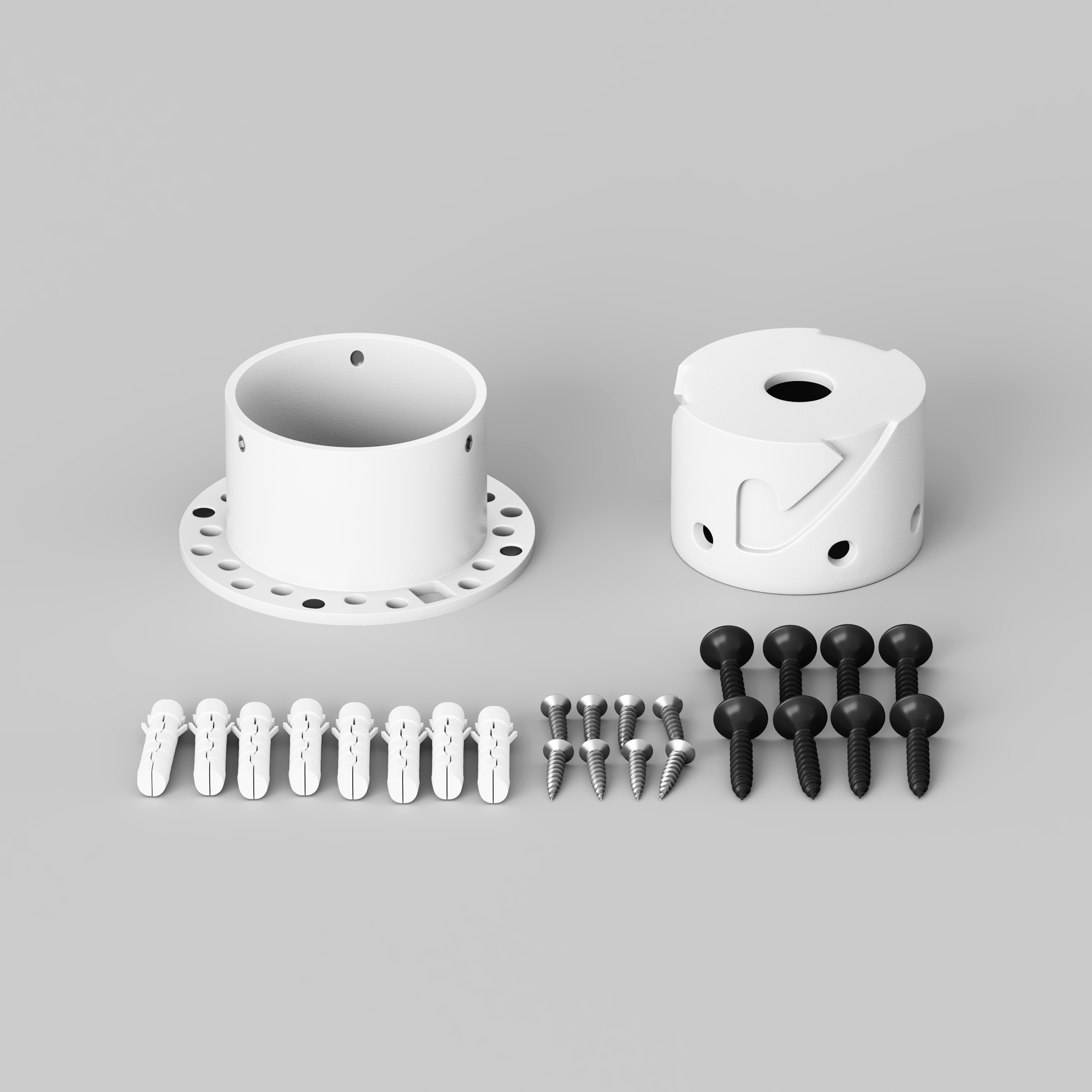 Набор для двухстороннего скрытого монтажа Nemo D25 Комплектующие для гибкого неона Led Strip 201144 — изображение 2