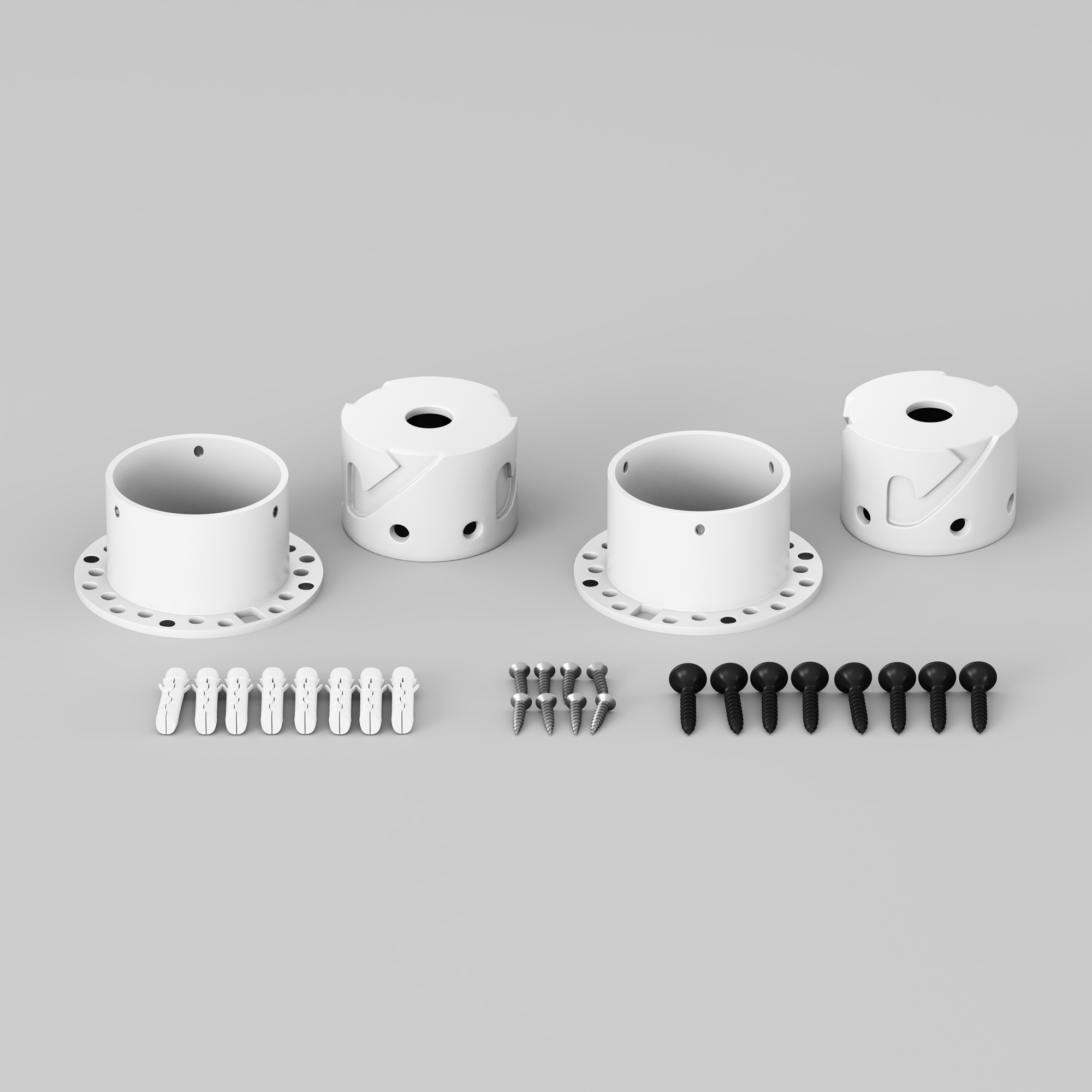 Набор для двухстороннего скрытого монтажа Nemo D18 Комплектующие для гибкого неона Led Strip 201157 — изображение 2