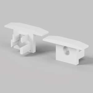 Комплект заглушек (для профиля ALM-0808-S-2M) 2 шт. 642084 Комплектующие для профиля Led Strip 642084