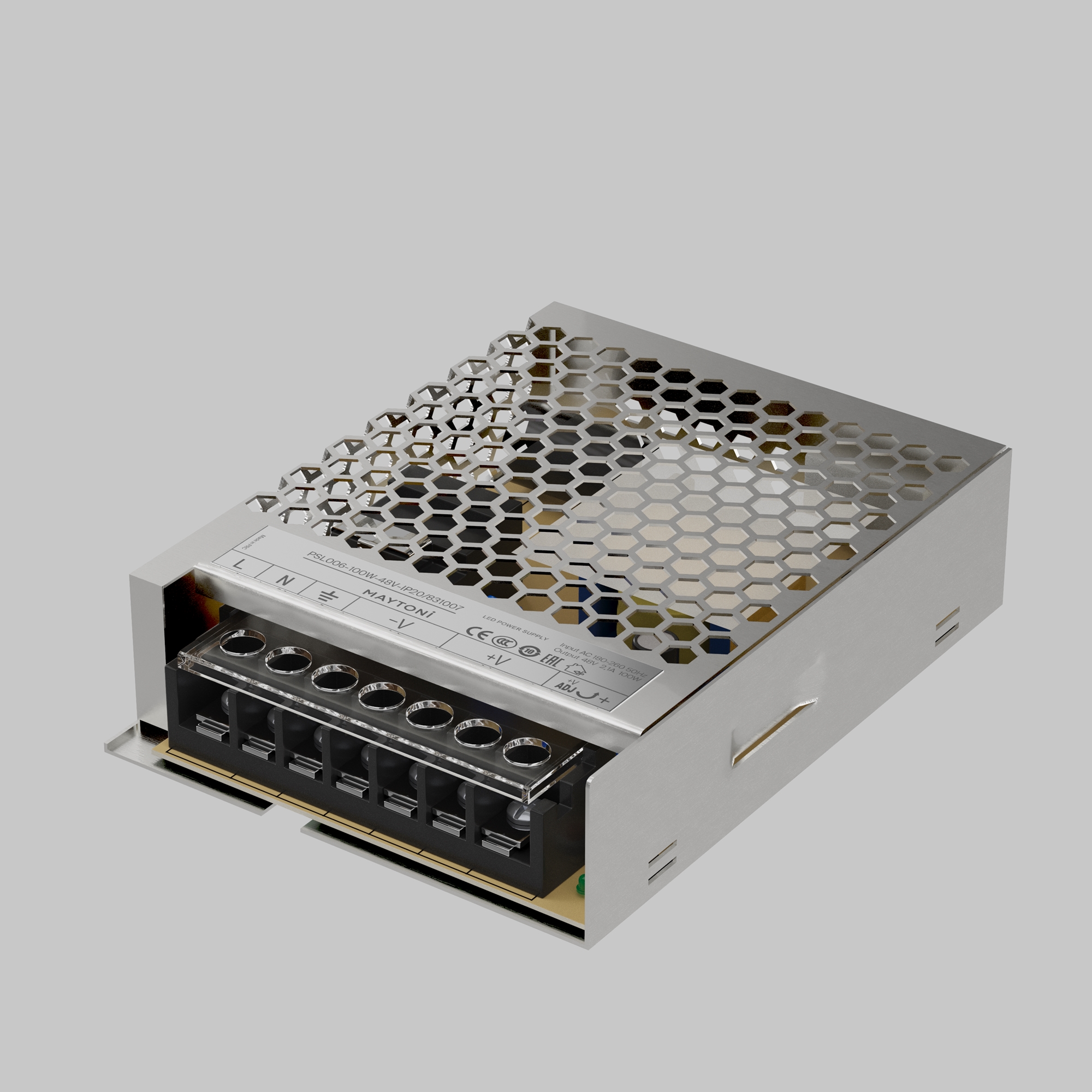 Источник напряжения PSL006 48В 100Вт IP 20 831007 Источник напряжения Led Strip 831007 — изображение 2