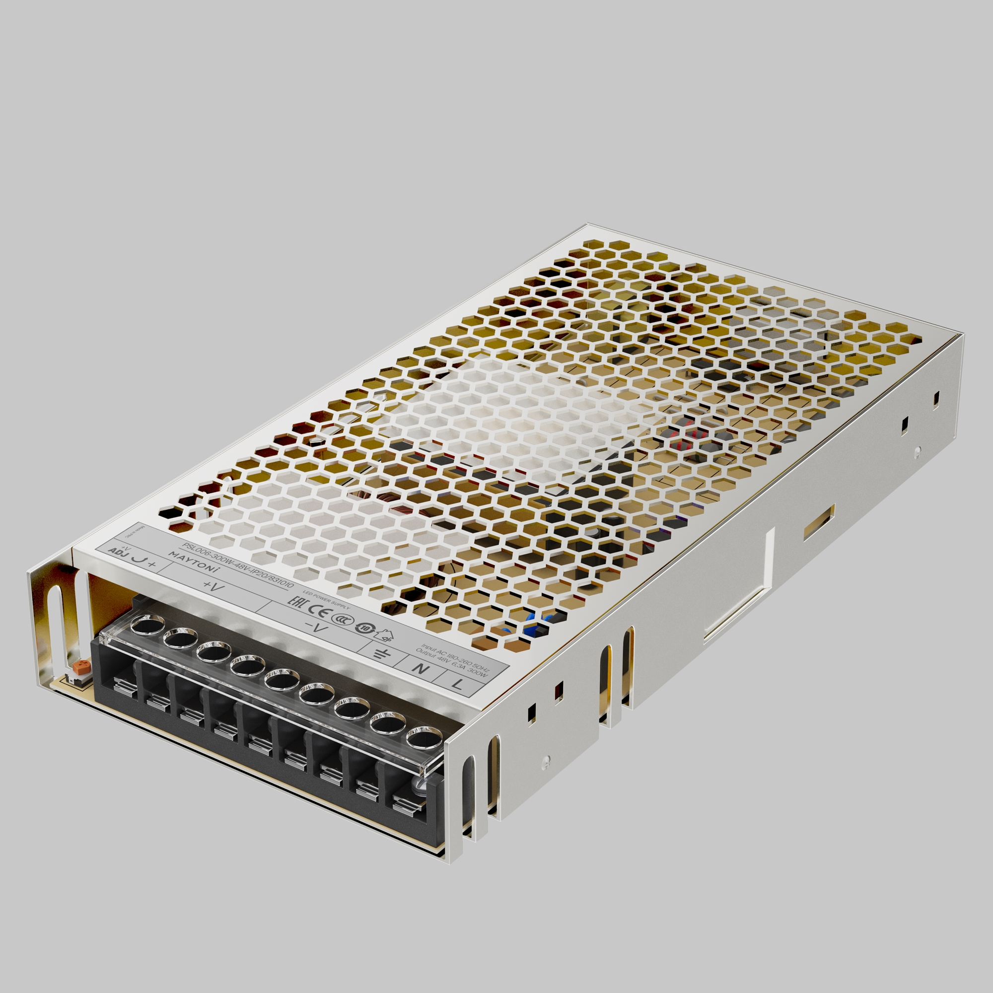 Источник напряжения PSL006 48В 300Вт IP 20 831010 Источник напряжения Led Strip 831010 — изображение 2