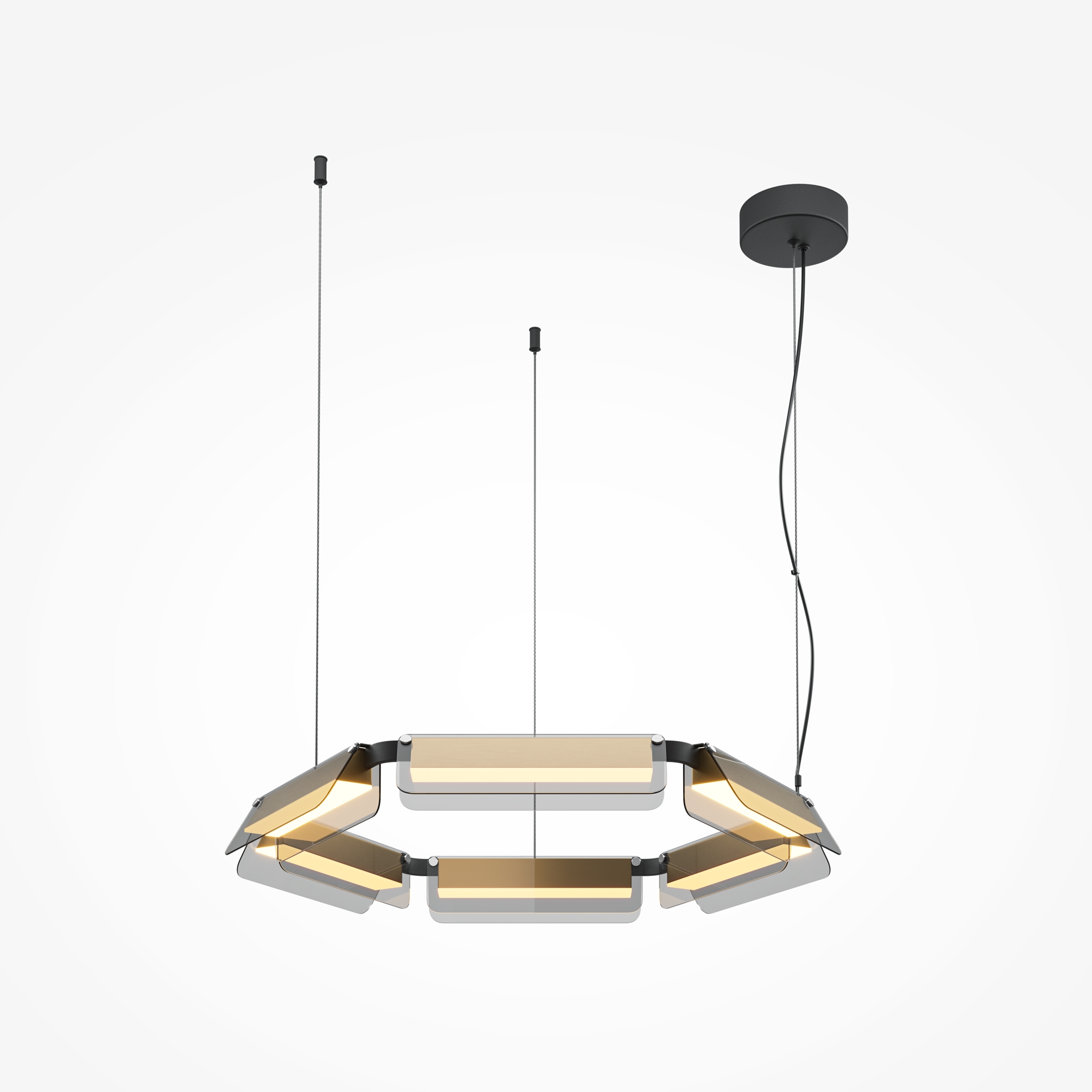 Подвесной светильник Flat 3000К 40Вт Подвесной светильник Maytoni MOD296PL-L40BS3K — изображение 3