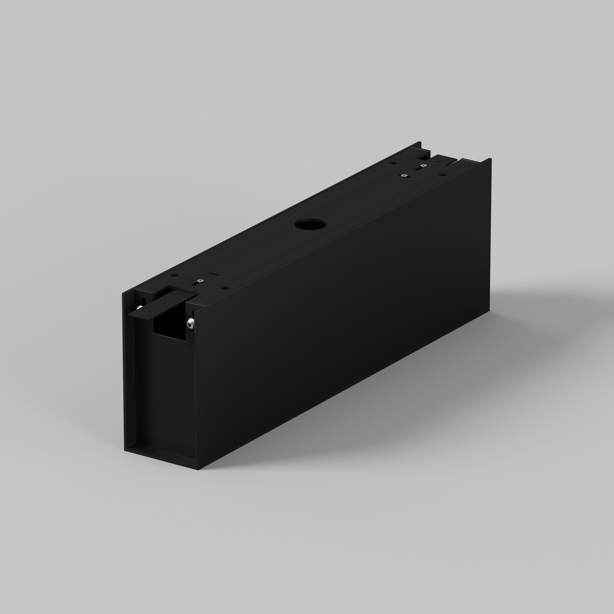 Короб для блока питания Elasity IP Комплектующие для уличной трековой системы Outdoor O-TR001-BX-B — изображение 2