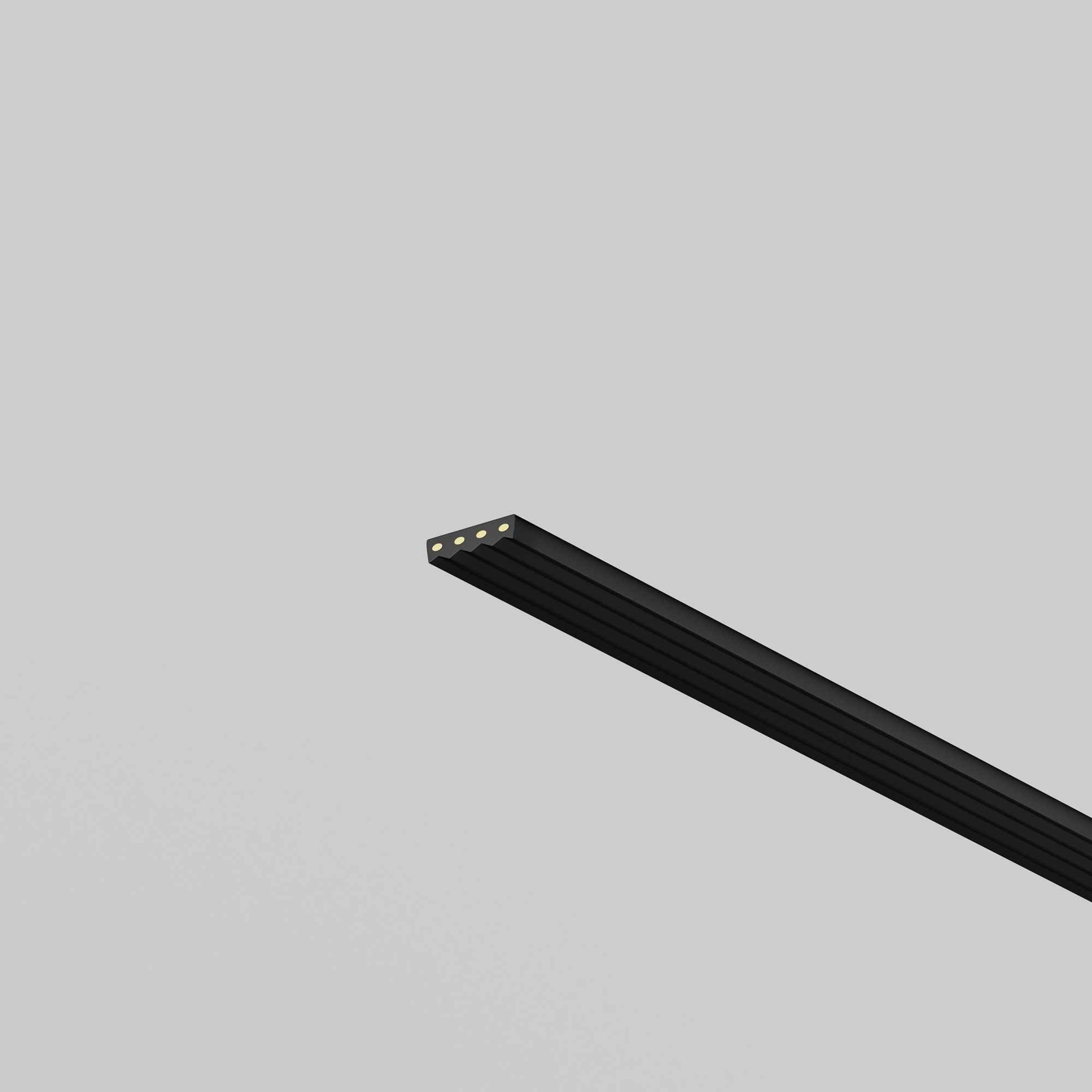 Токоведущая лента 10м Exility IP черный Комплектующие для уличной трековой системы с токоведущими элементами Outdoor O-TR002-PW-10M — изображение 2