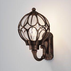 Настенный светильник (бра) Via E27х1 60Вт IP 44 Уличный настенный светильник Outdoor O024WL-01G