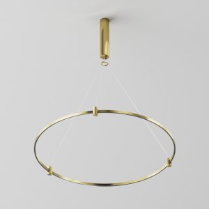 Готовая конструкция круглая D800мм c основанием под блок питания без светильников и блока питания