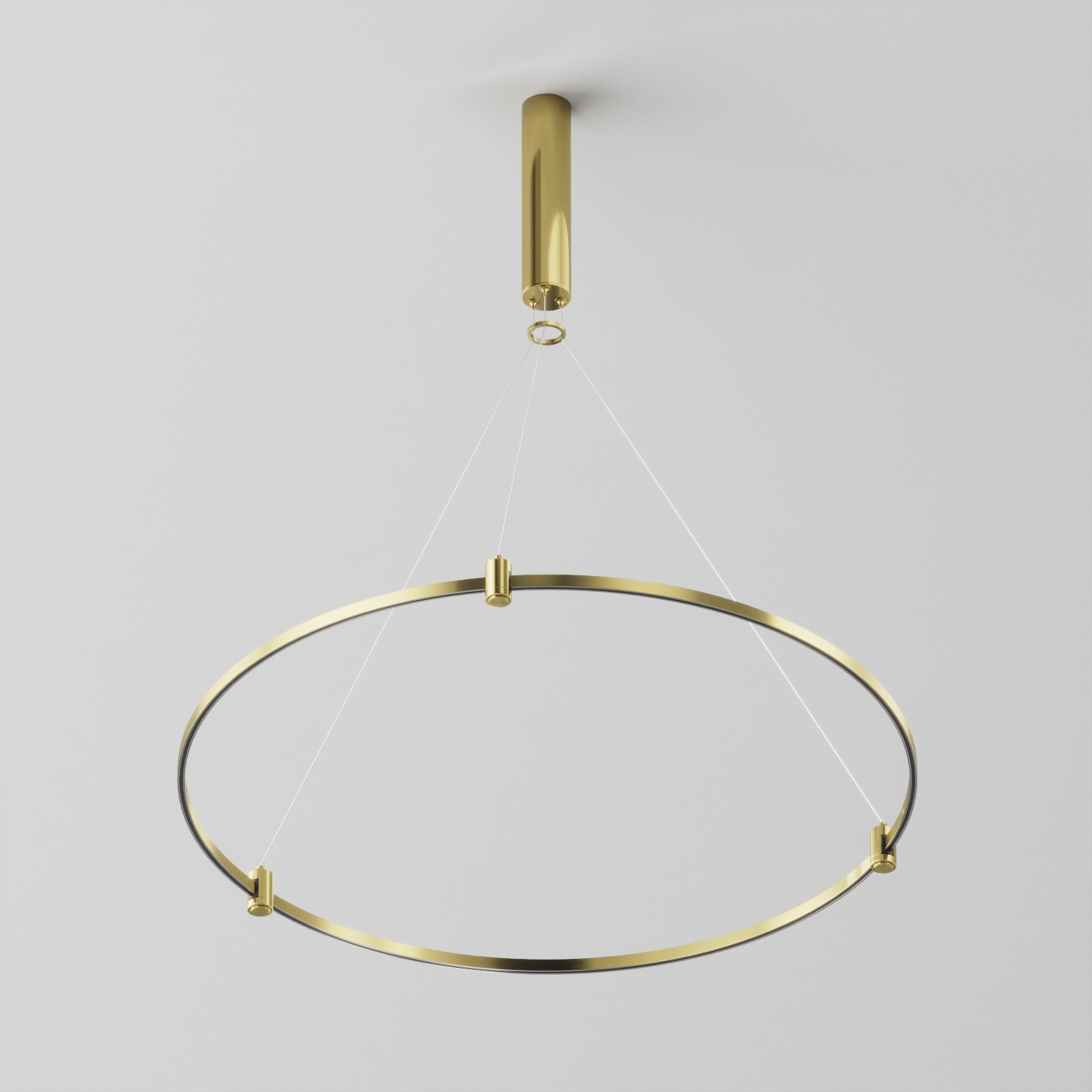 Готовая конструкция круглая D800мм c основанием под блок питания без светильников и блока питания